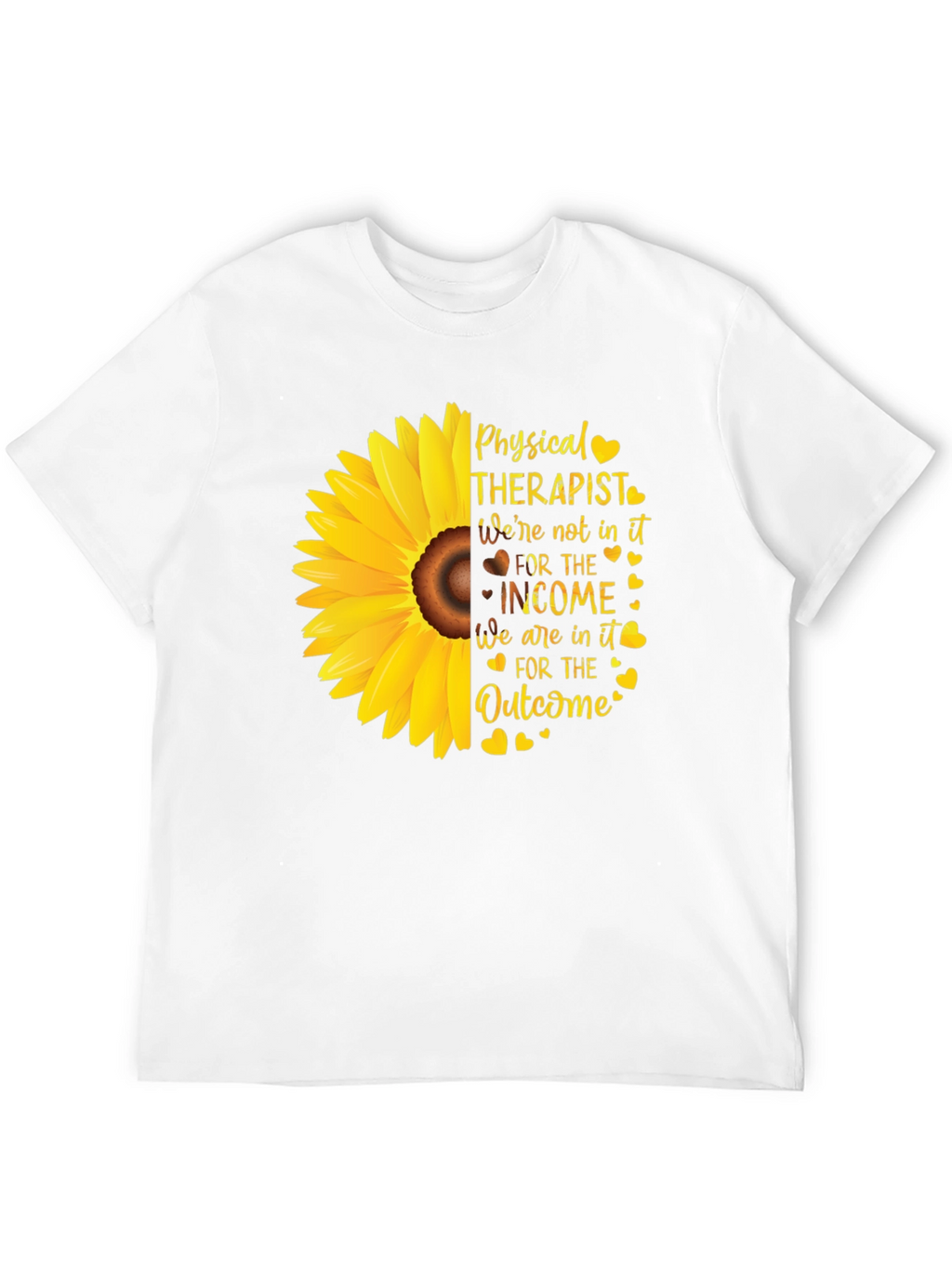 Physical Therapist Sunflower Graphic Tee