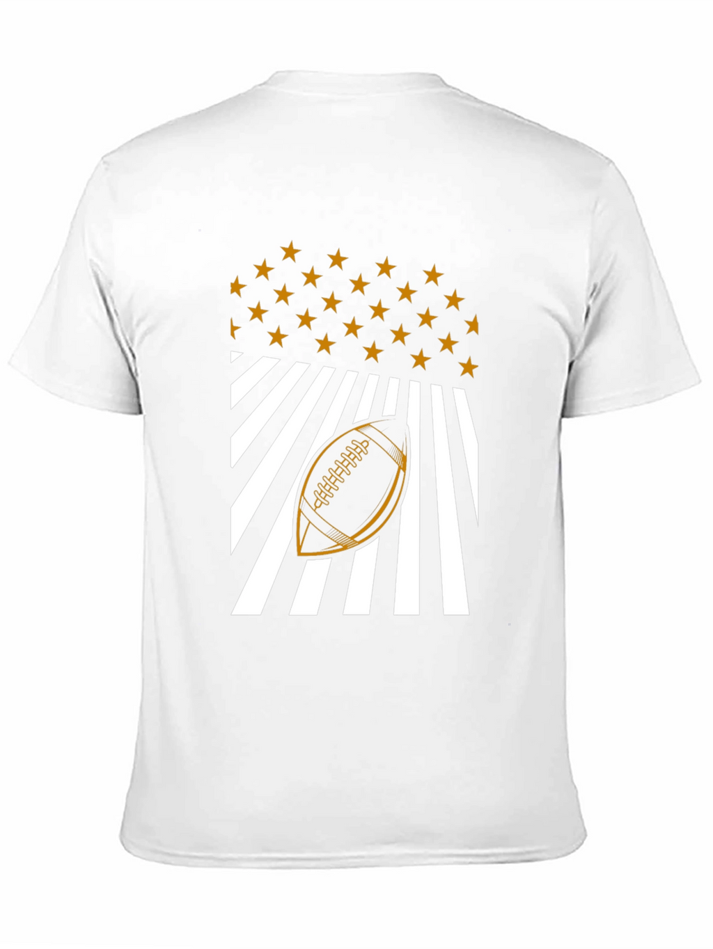 Football Stars & Stripes Graphic T-Shirt