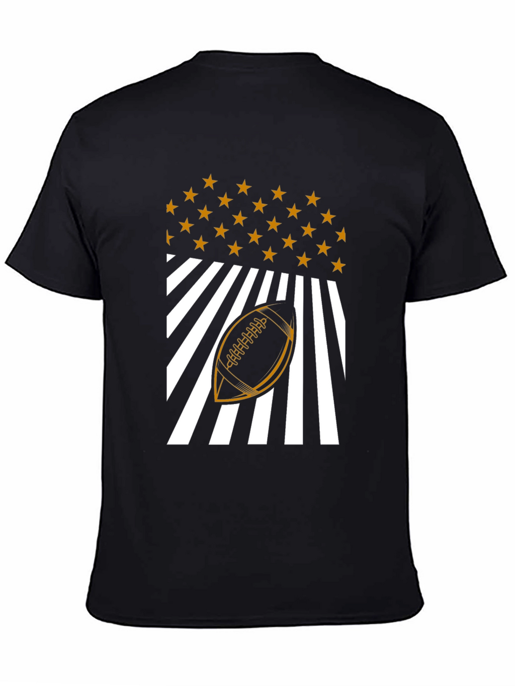 Football Stars & Stripes Graphic T-Shirt
