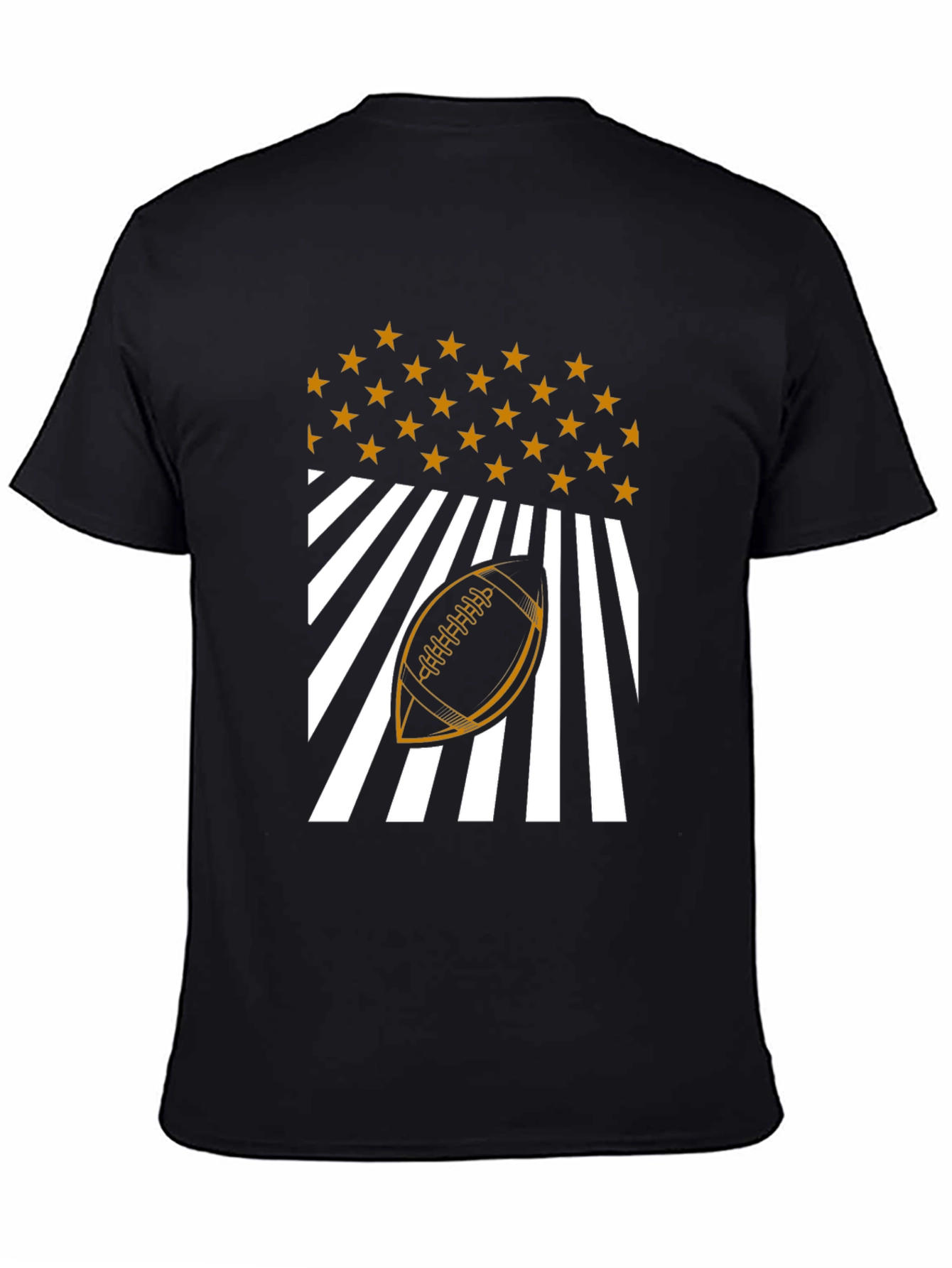 Football Stars & Stripes Graphic T-Shirt