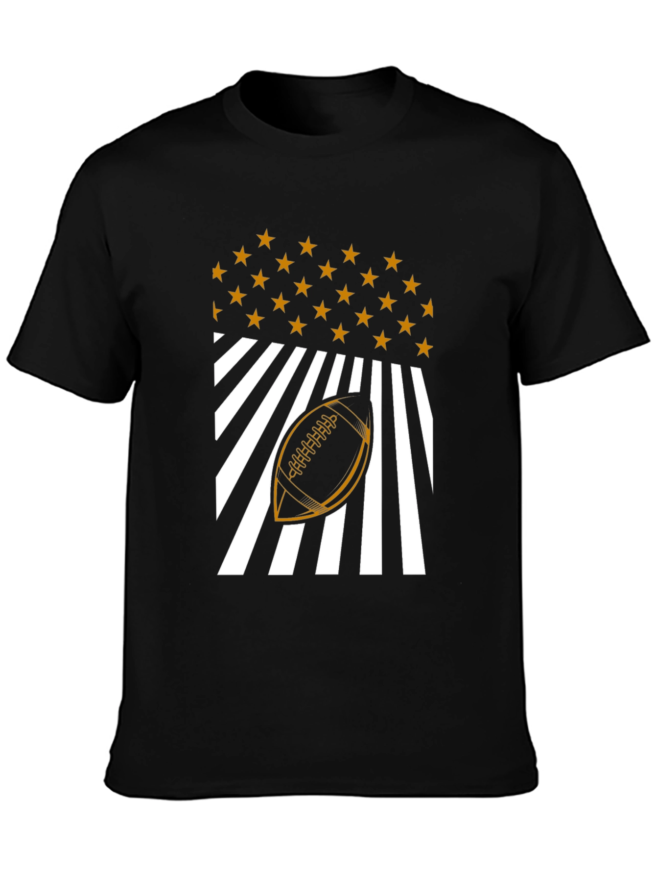Football Stars & Stripes Graphic T-Shirt