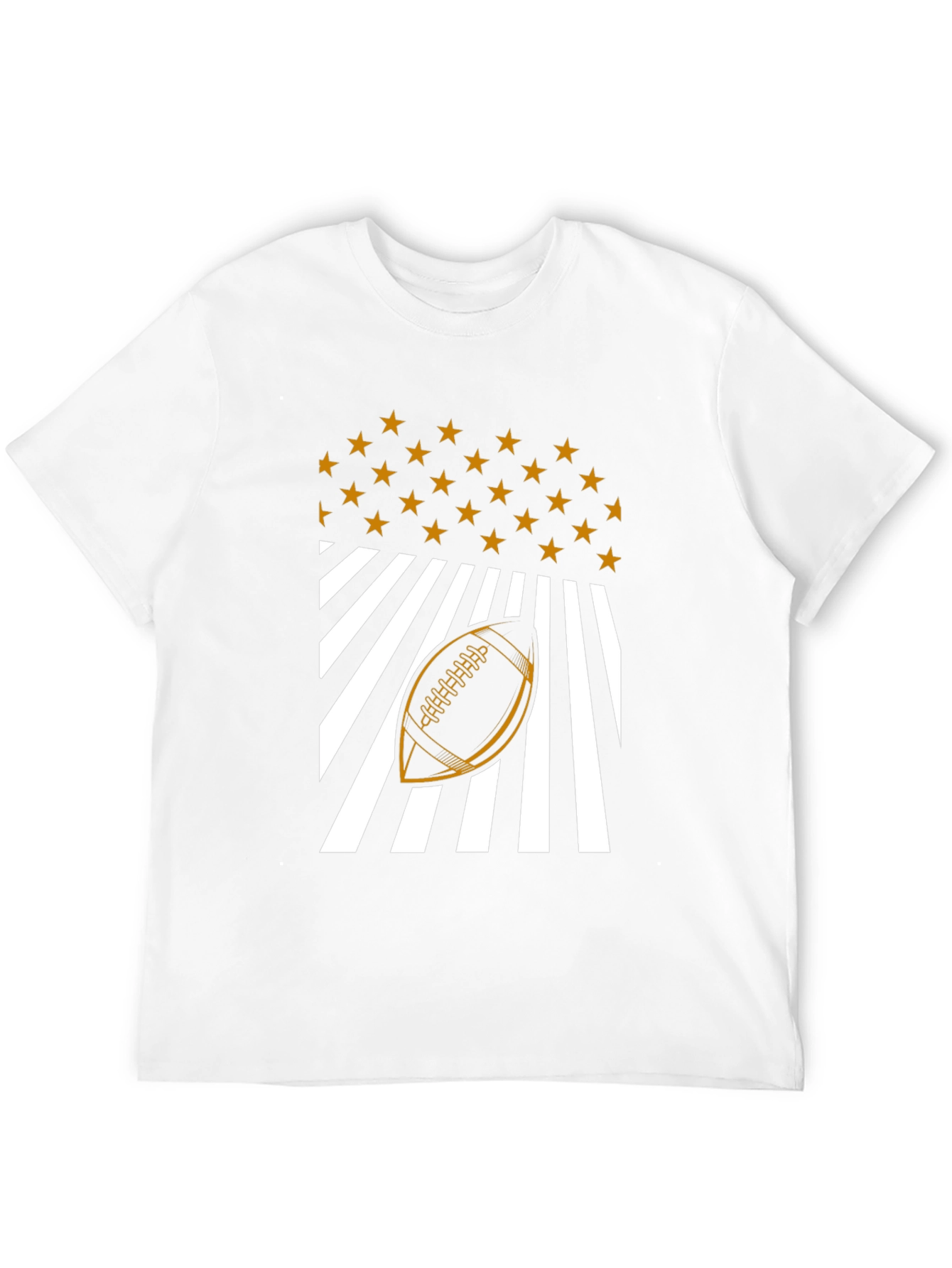Football Stars & Stripes Graphic T-Shirt