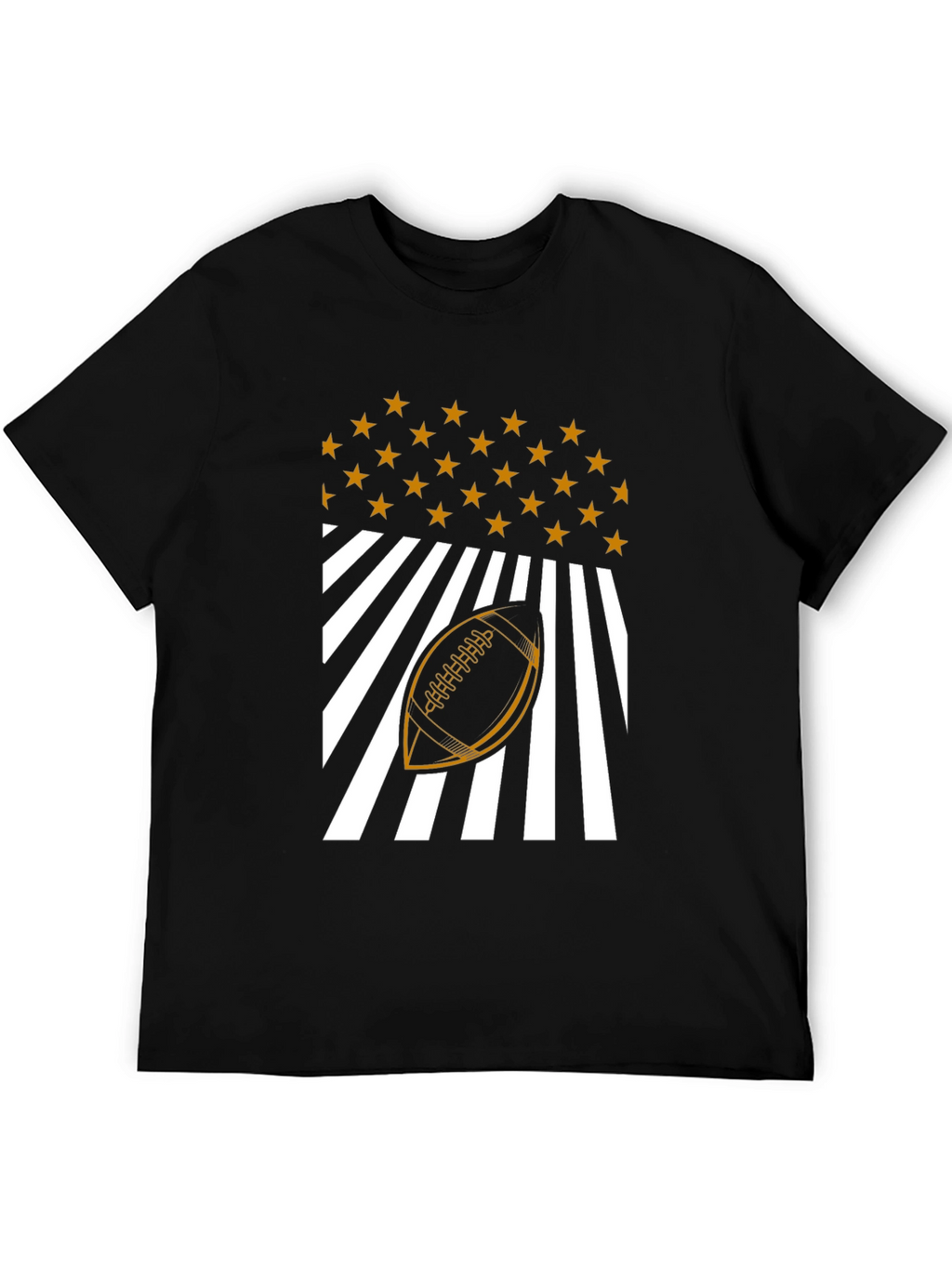 Football Stars & Stripes Graphic T-Shirt
