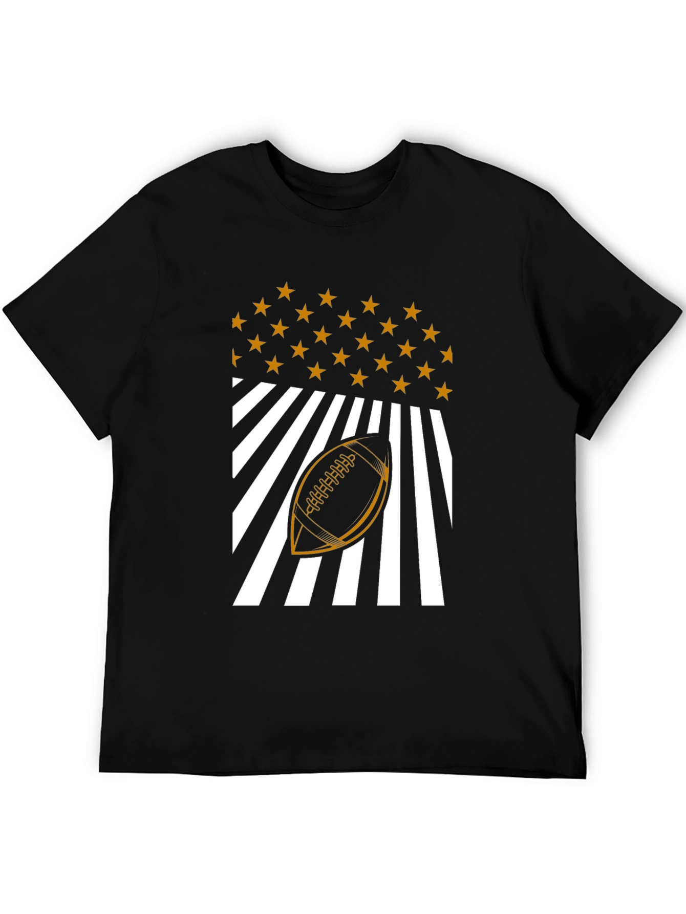 Football Stars & Stripes Graphic T-Shirt