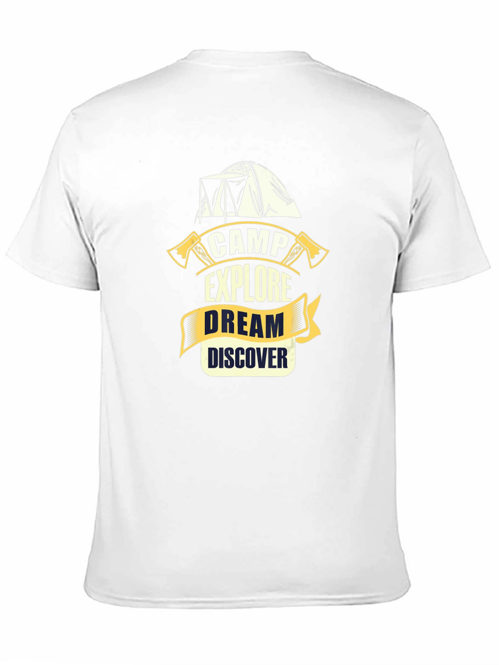 Camp Explore Dream Discover Black T-Shirt