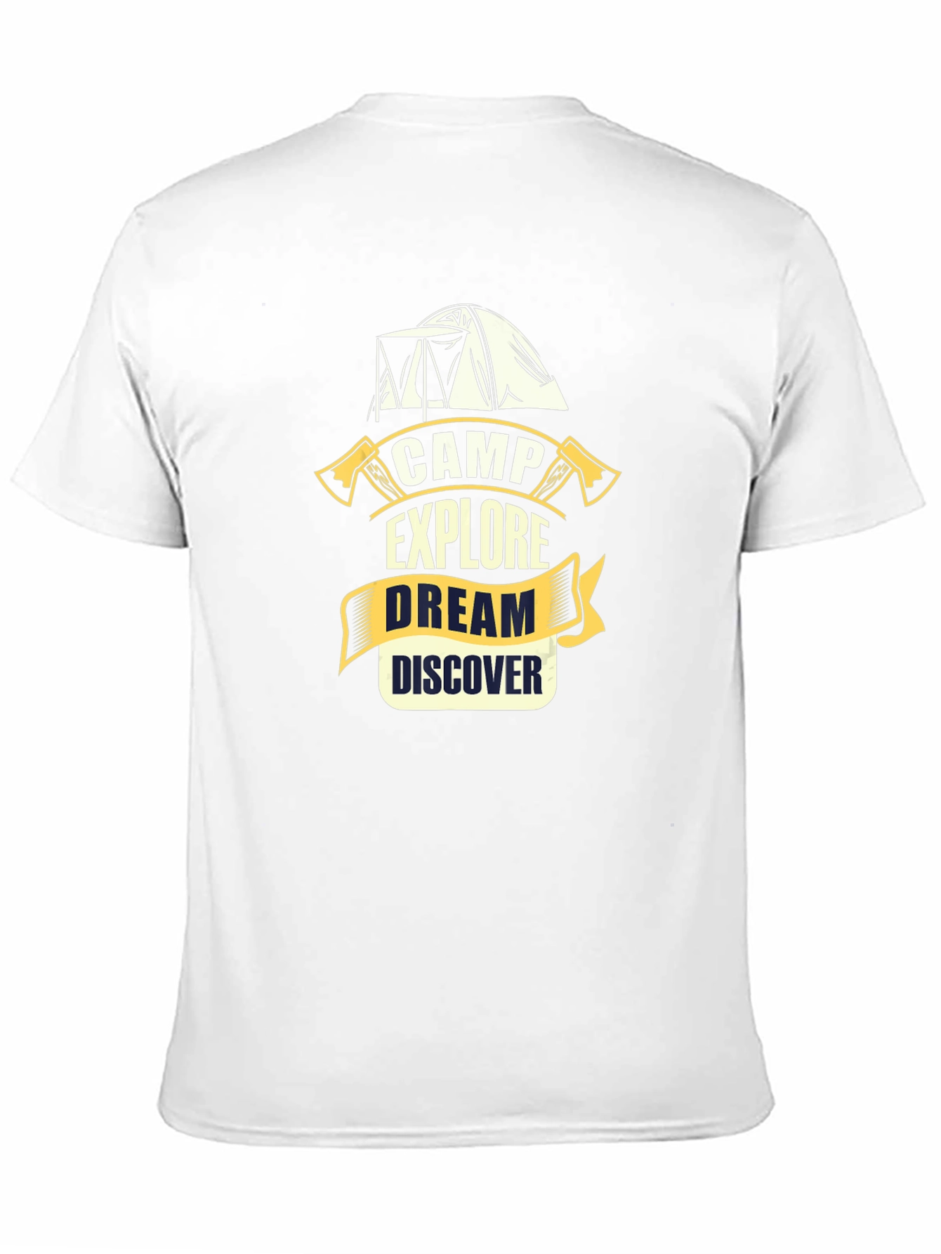Camp Explore Dream Discover Black T-Shirt