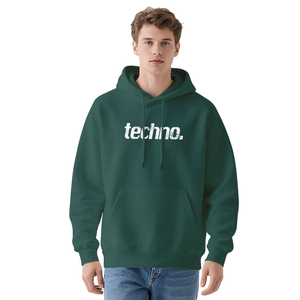 Techno Music Hoodie - Electronic Dance Graphic Sweatshirt for EDM Fans & Ravers