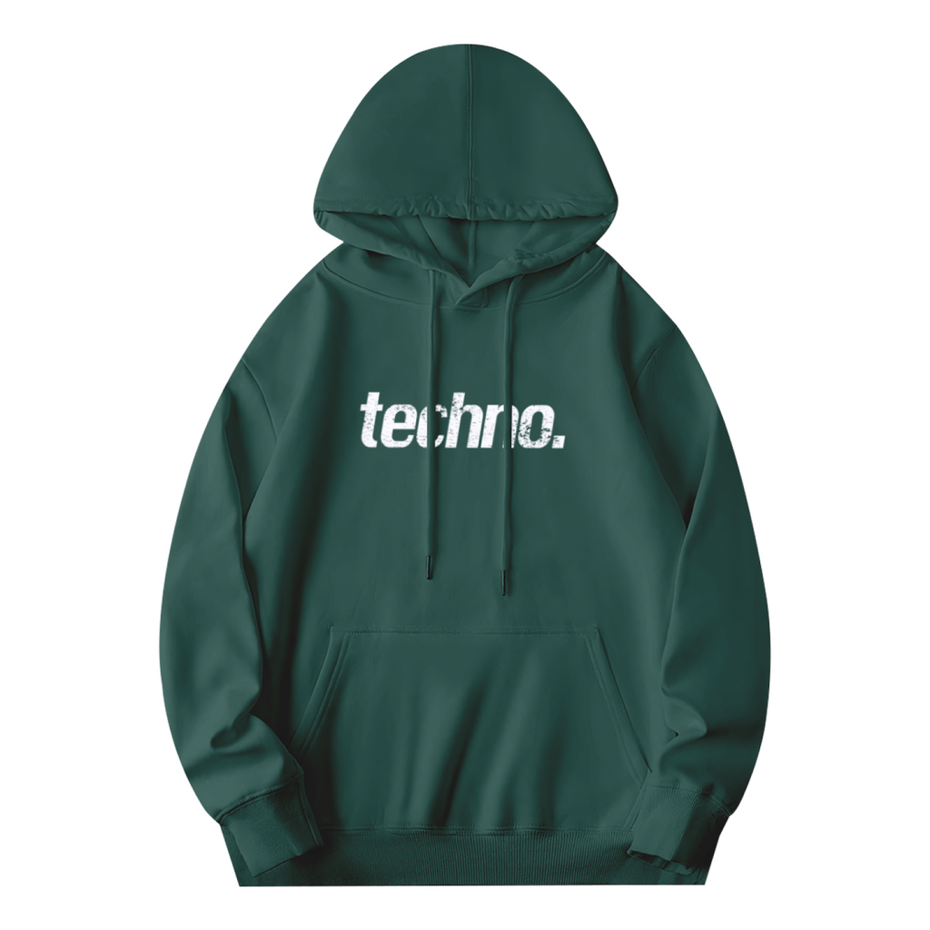 Techno Music Hoodie - Electronic Dance Graphic Sweatshirt for EDM Fans & Ravers
