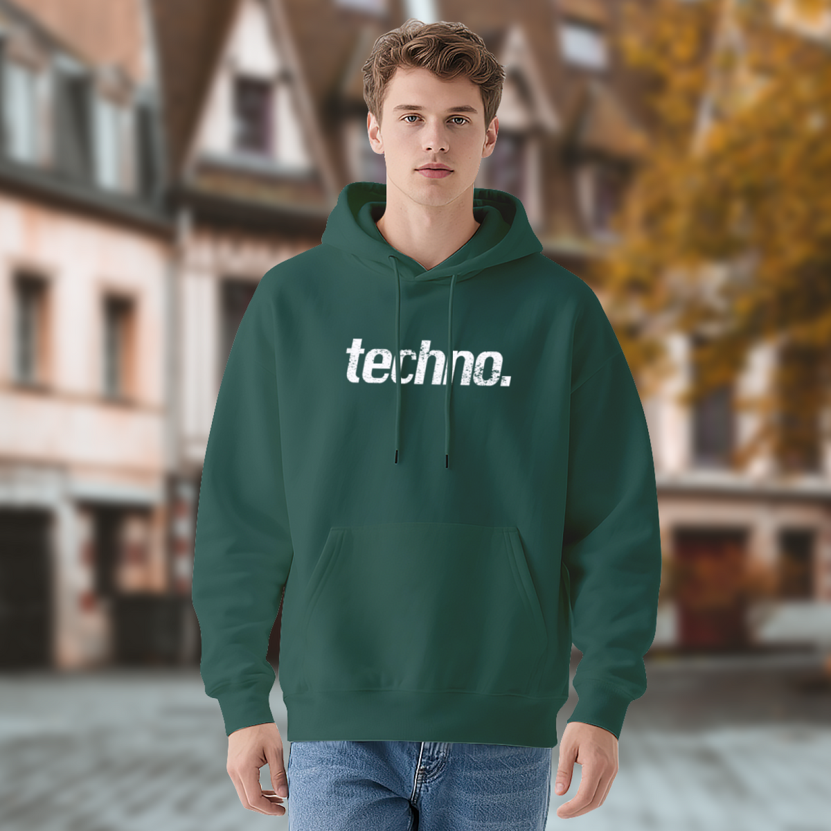 Techno Music Hoodie - Electronic Dance Graphic Sweatshirt for EDM Fans & Ravers