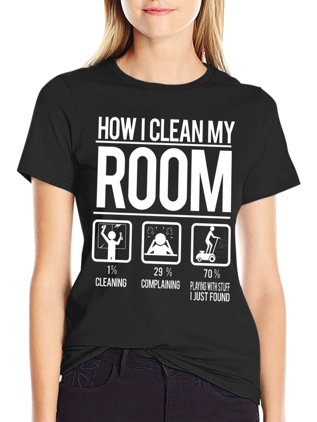 Funny How I Clean My Room Graphic T-Shirt