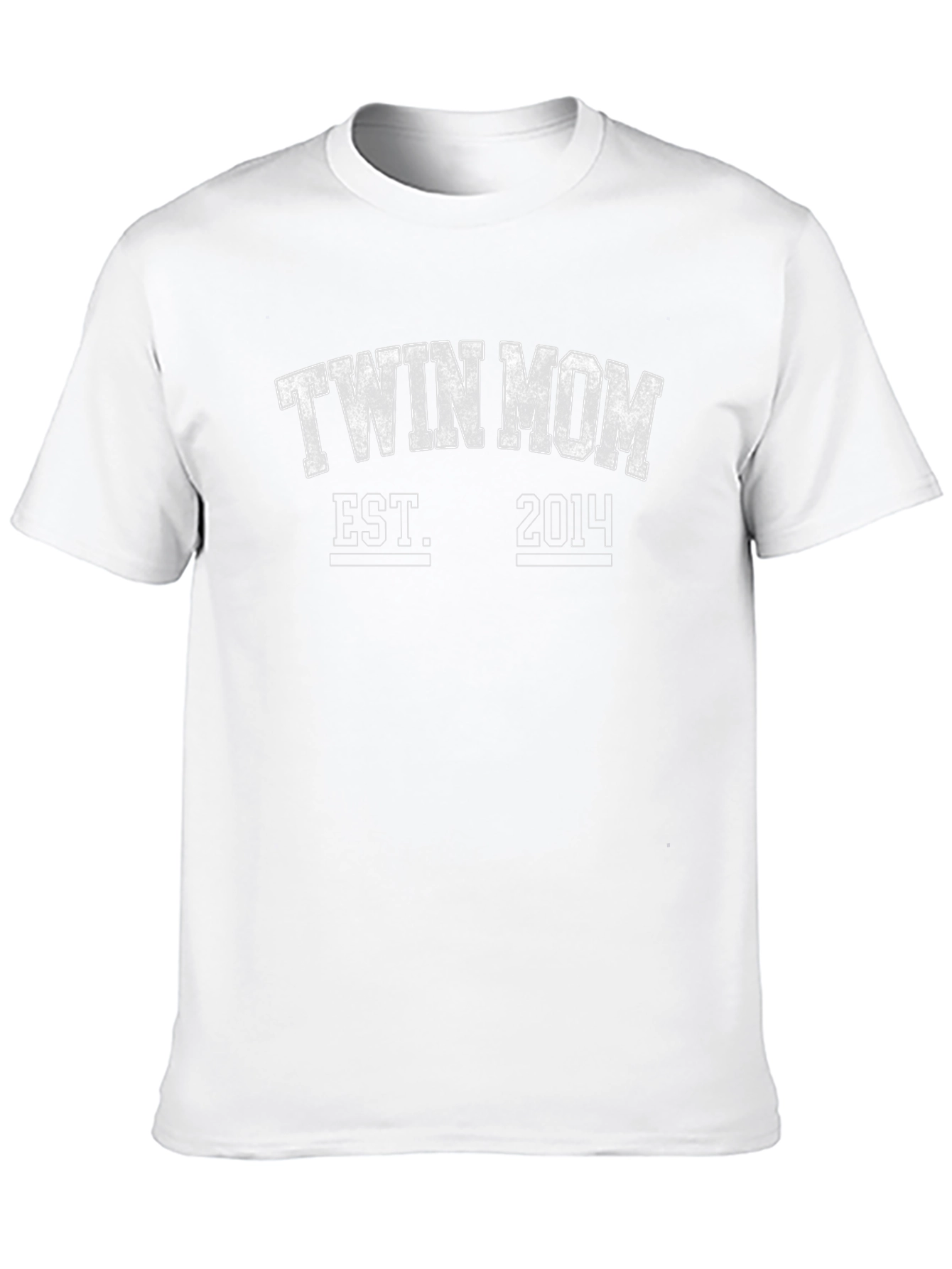 Twin Mom Est. 2014 Black T-Shirt