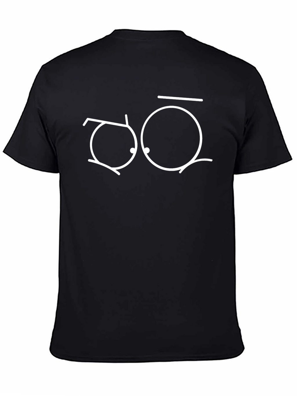 Funny Eyes Graphic T-Shirt - Black