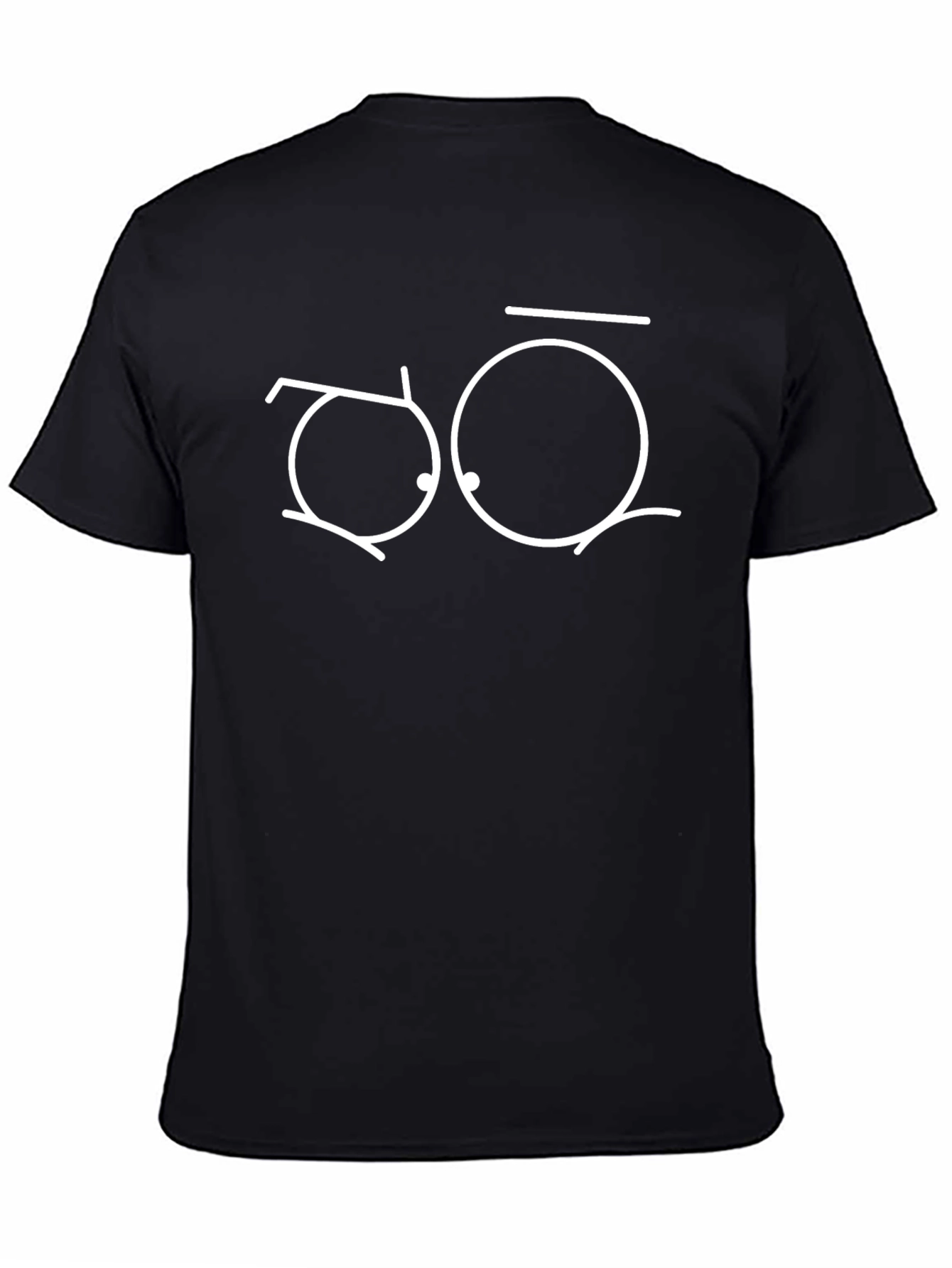 Funny Eyes Graphic T-Shirt - Black