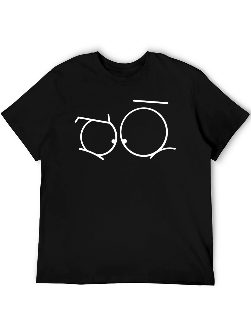 Funny Eyes Graphic T-Shirt - Black