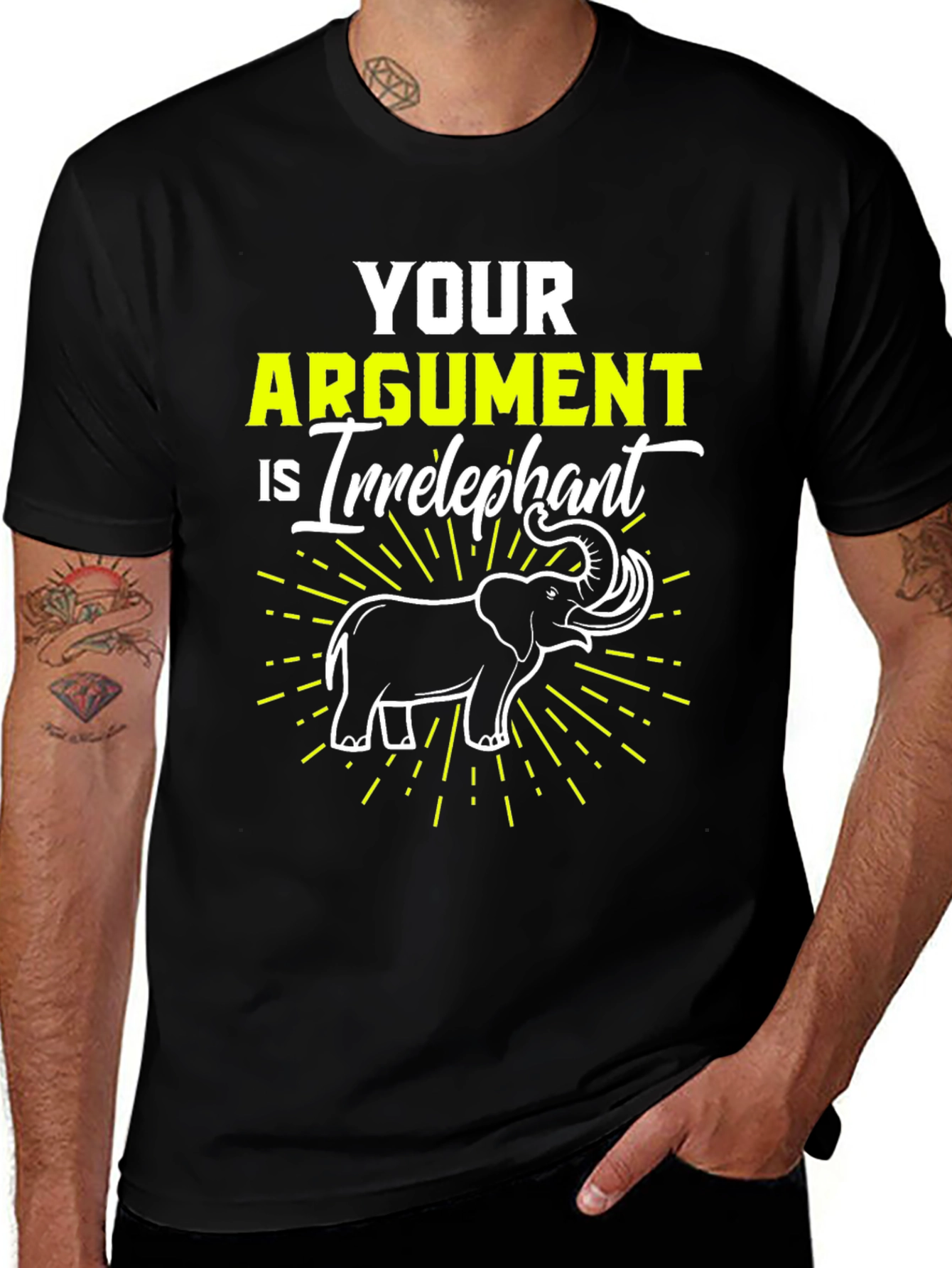 Irrelephant T-Shirt - Funny Argument Elephant Tee