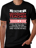 Geography Teacher Funny T-Shirt