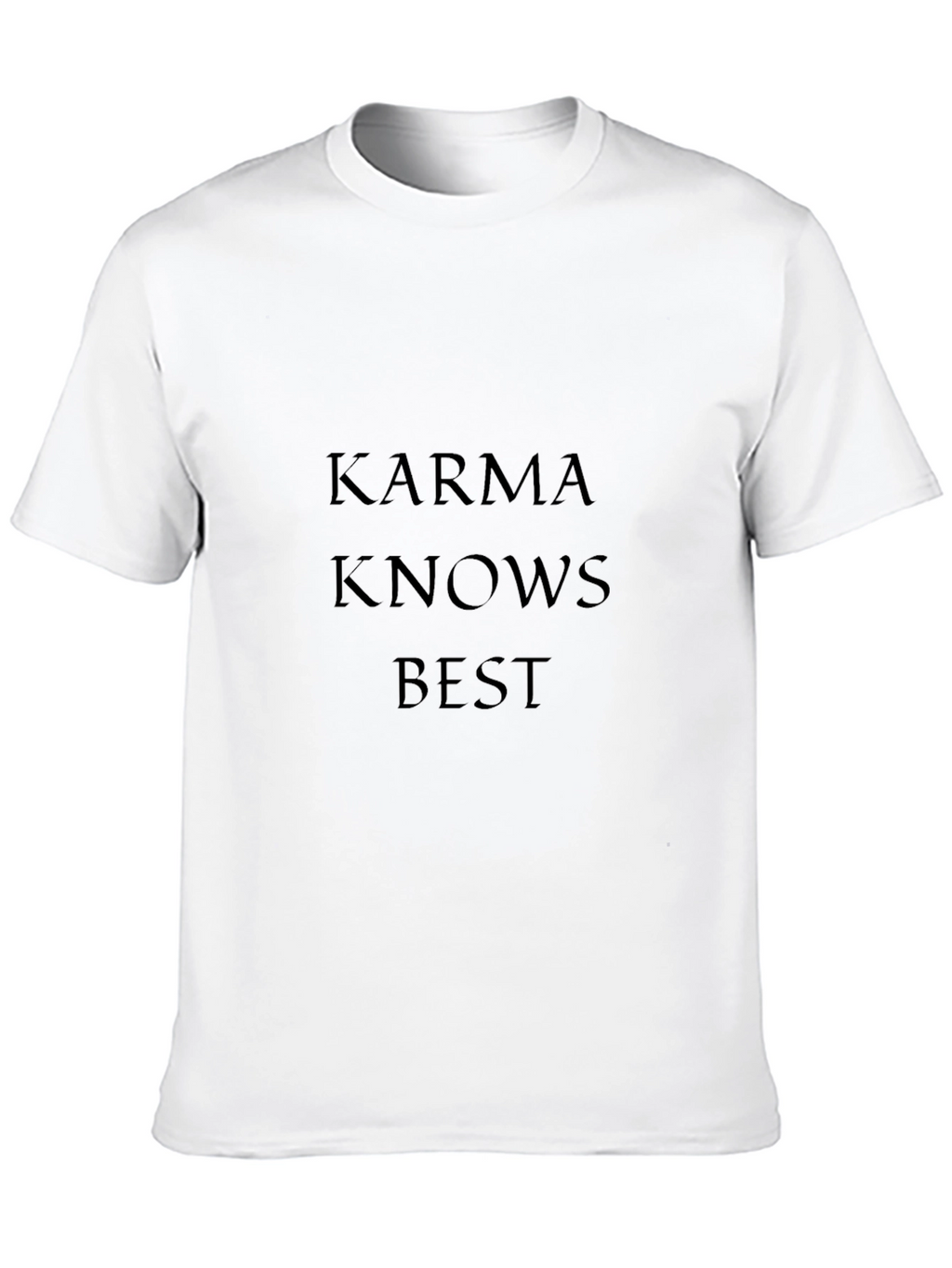Karma Knows Best Black Graphic Tee