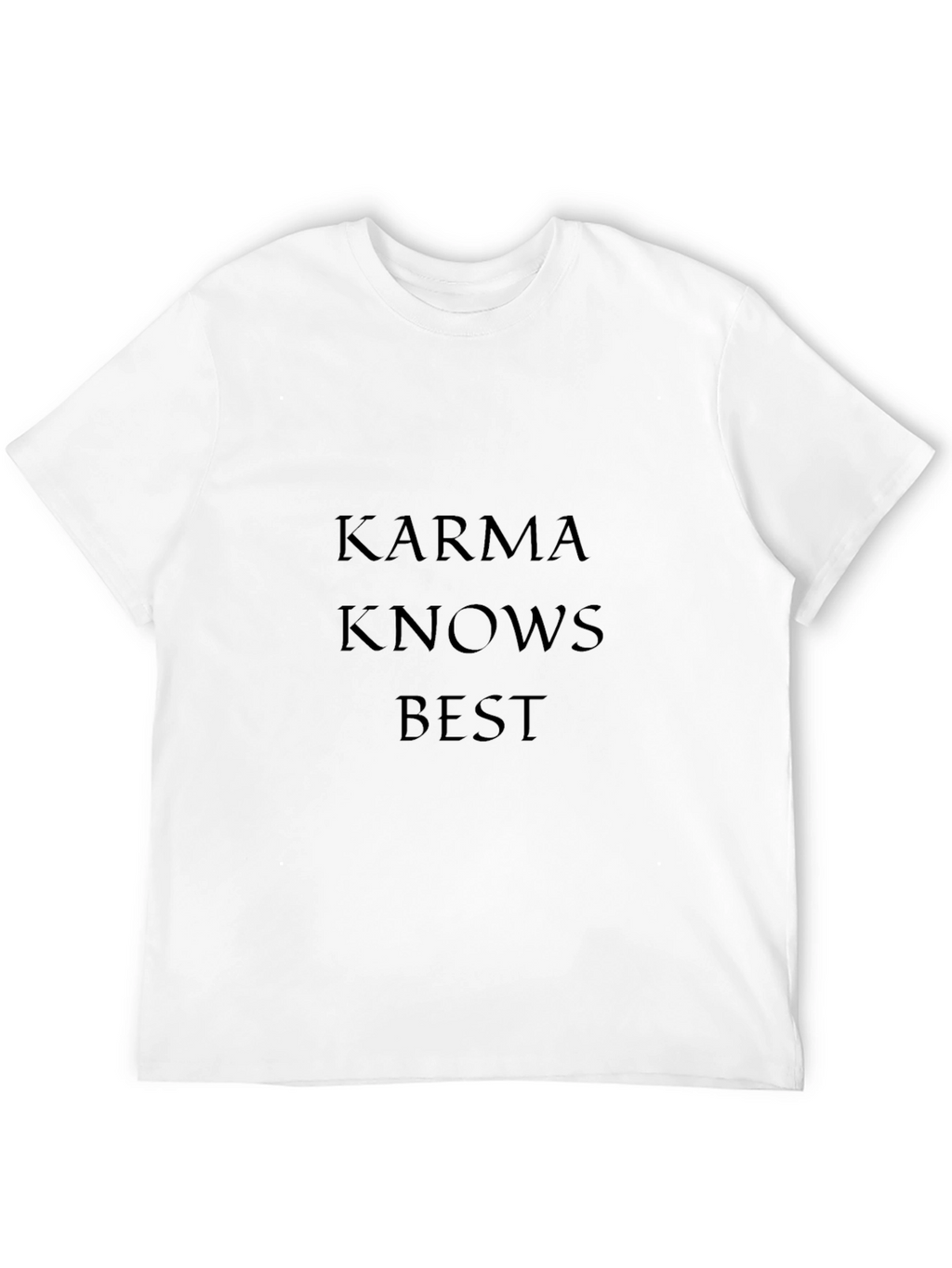 Karma Knows Best Black Graphic Tee