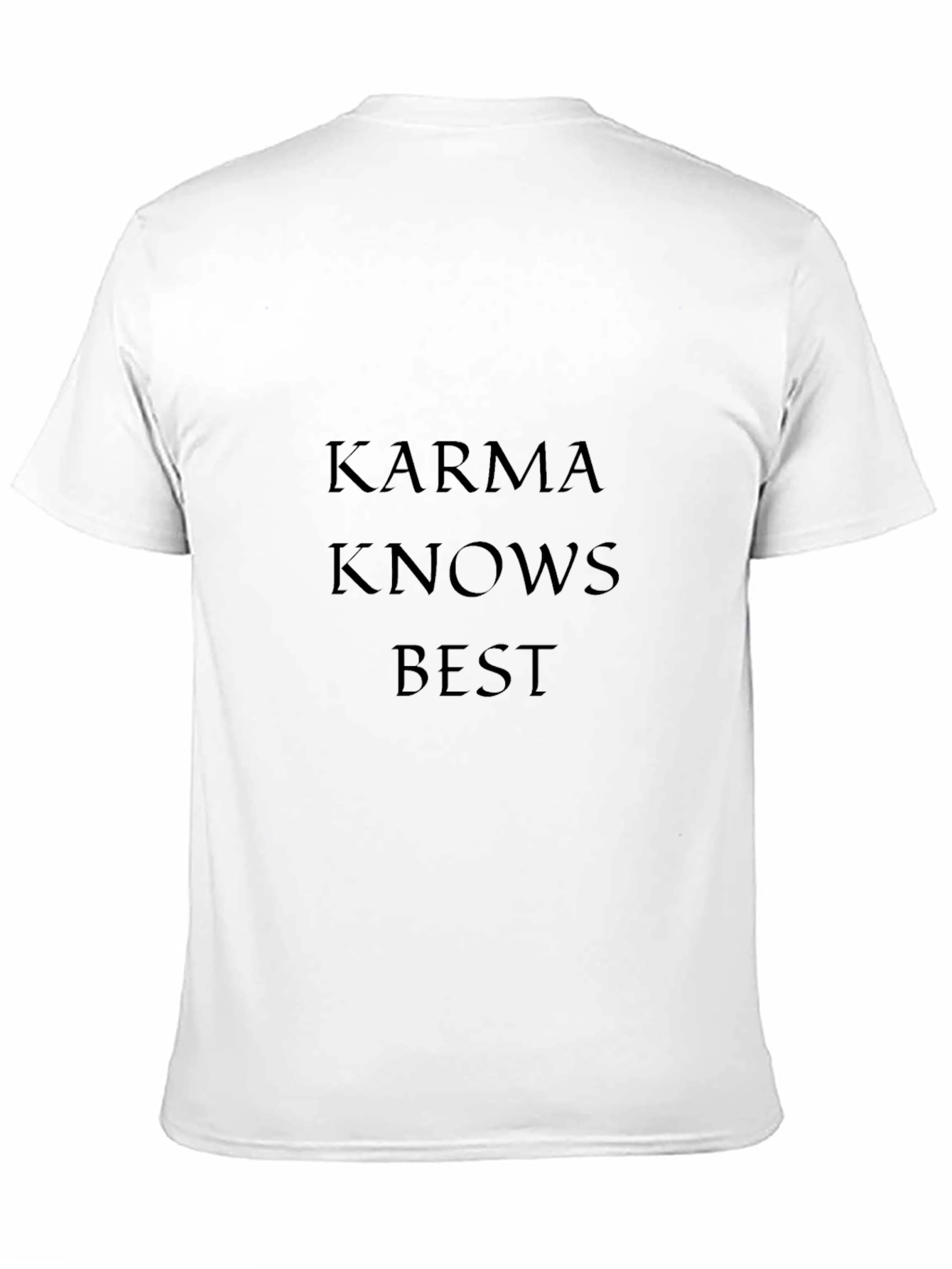 Karma Knows Best Black Graphic Tee