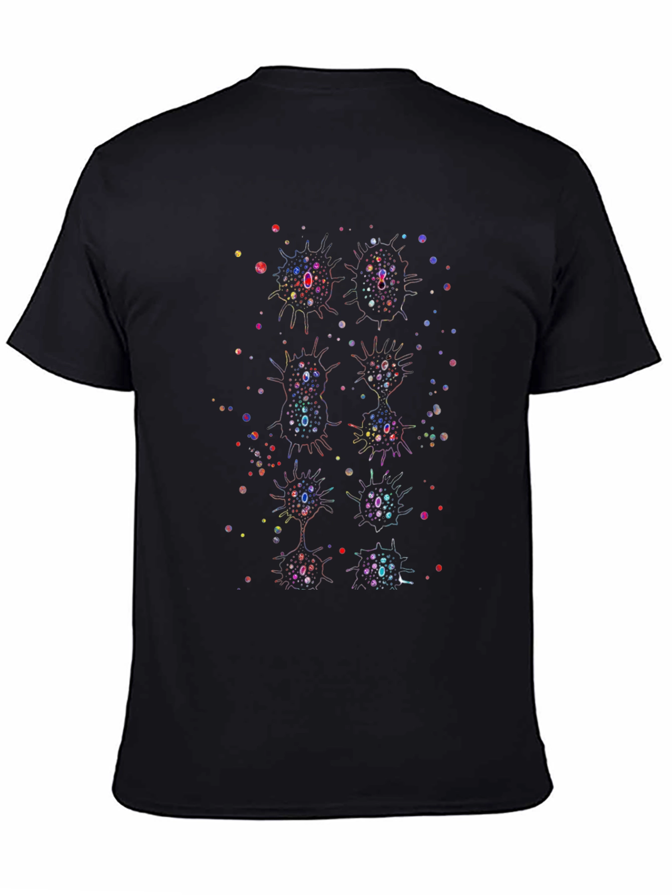 Neuron Graphic Black T-Shirt