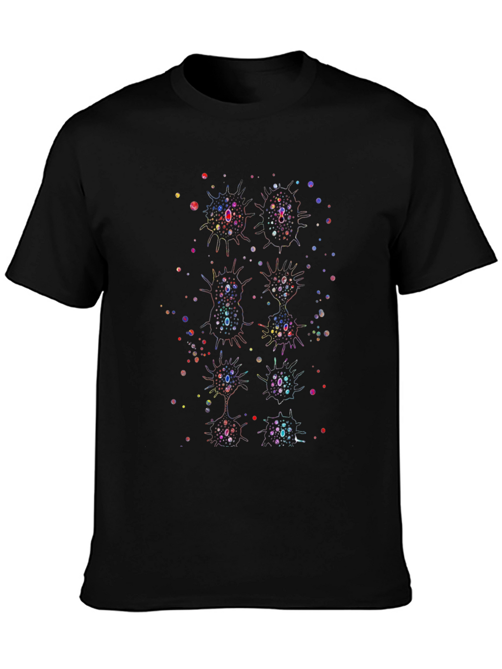 Neuron Graphic Black T-Shirt