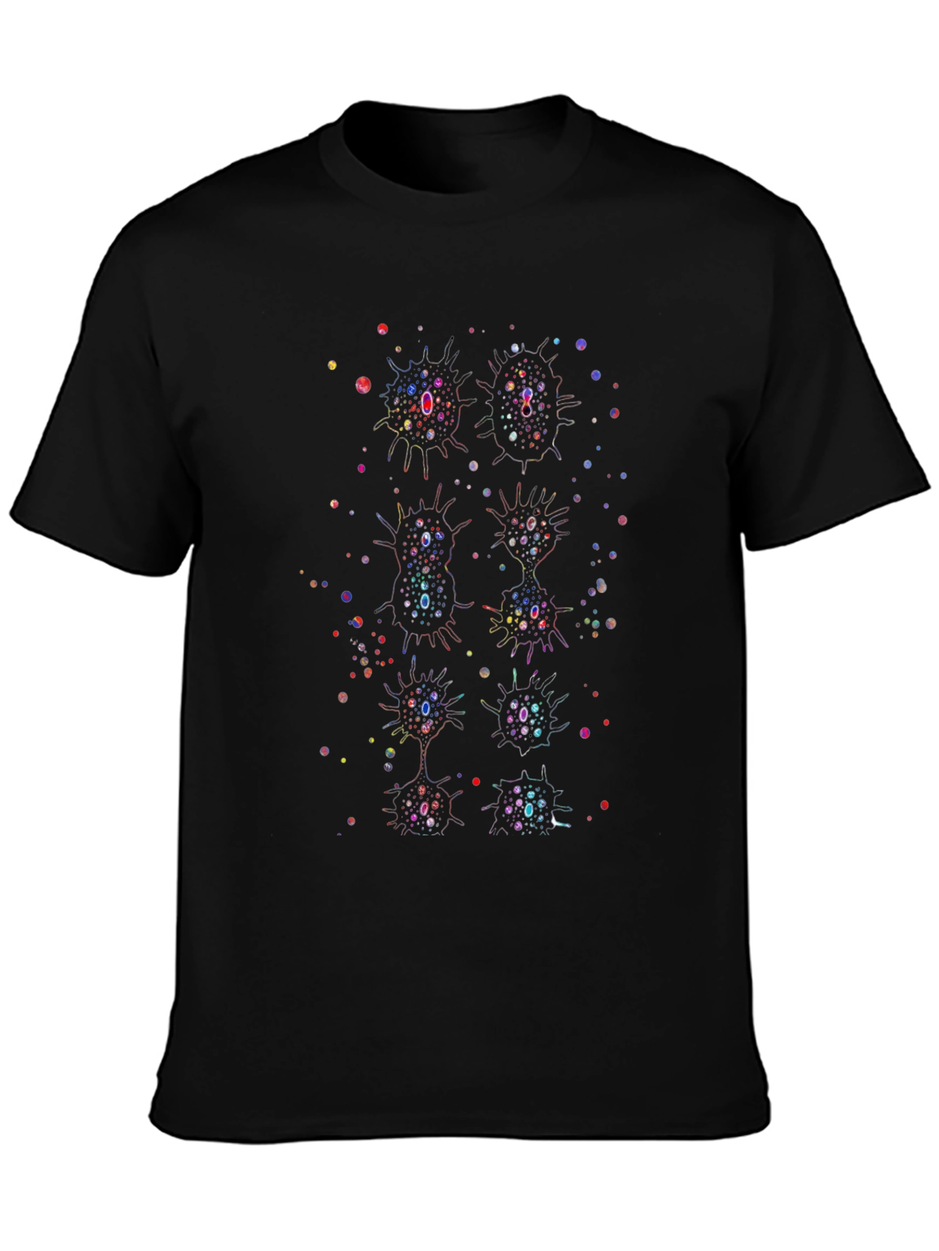 Neuron Graphic Black T-Shirt