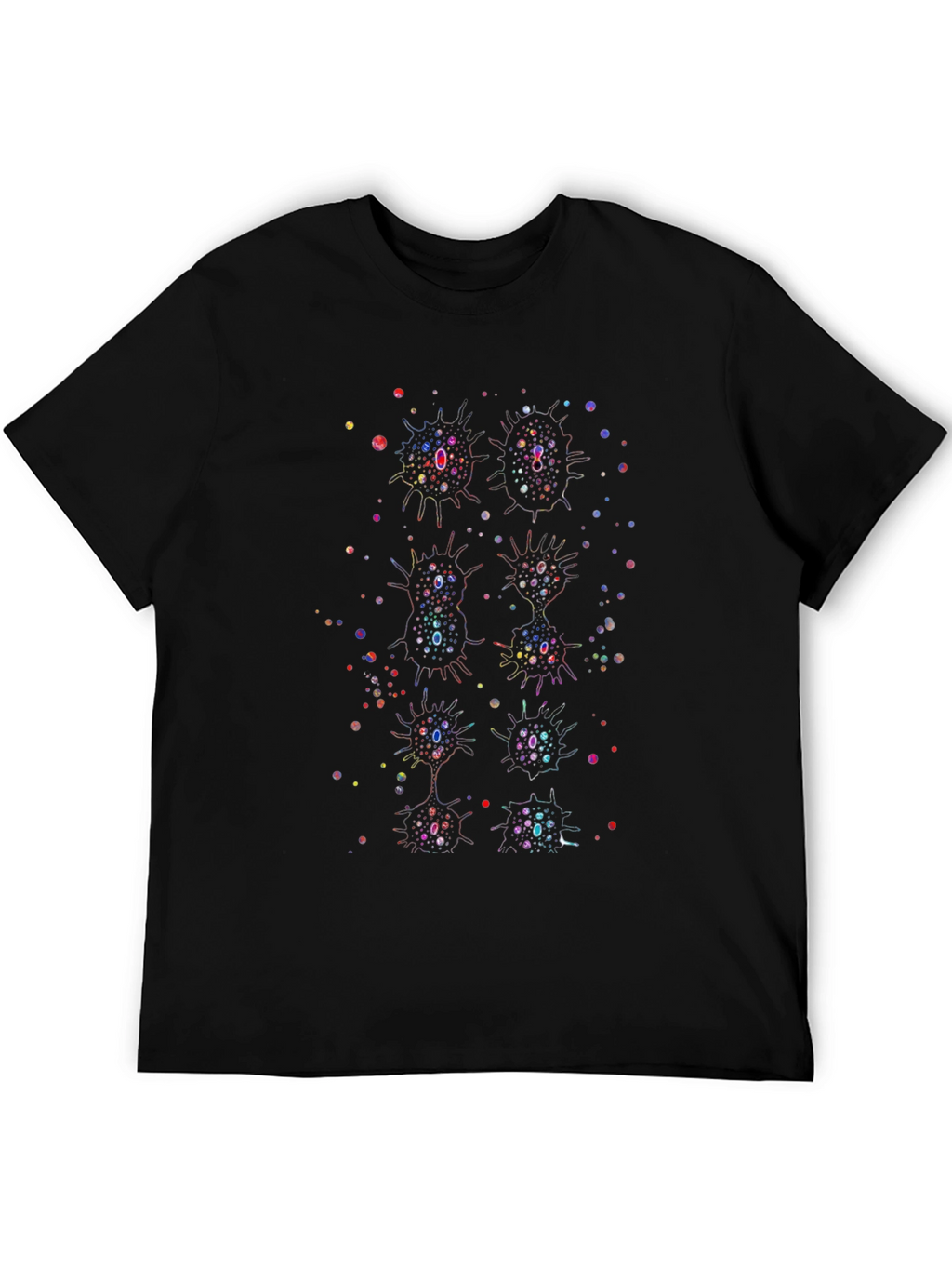 Neuron Graphic Black T-Shirt