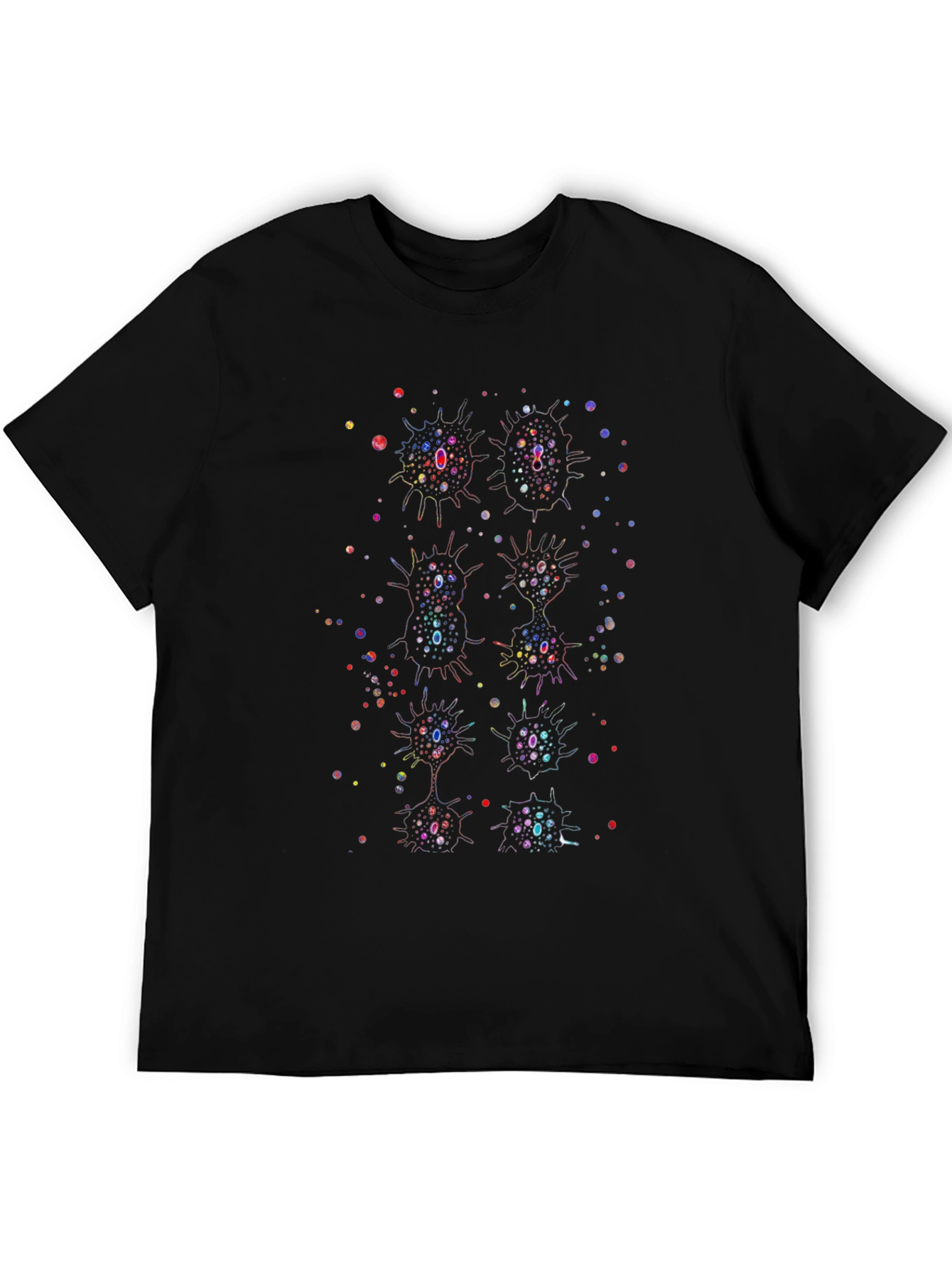 Neuron Graphic Black T-Shirt