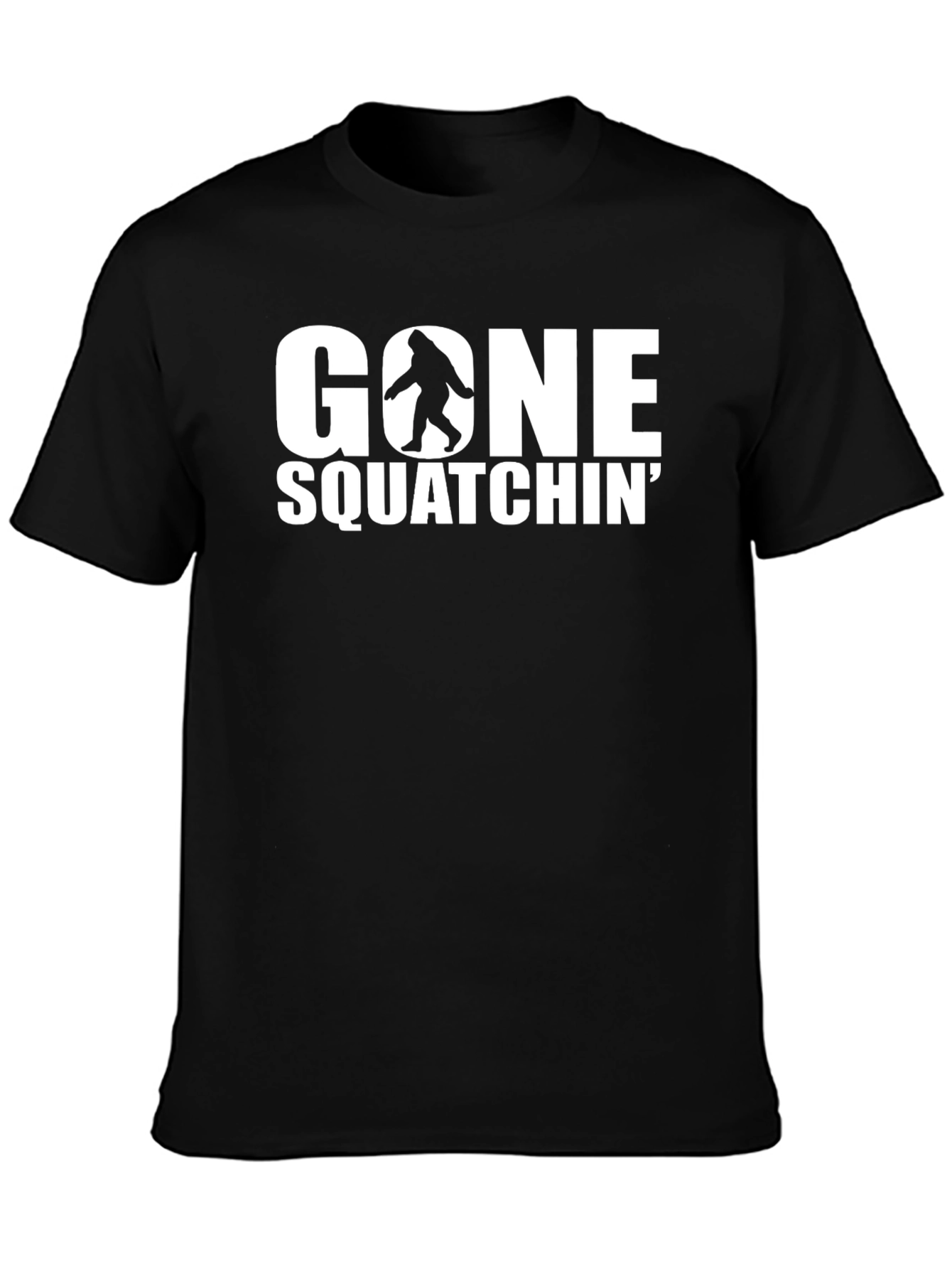Gone Squatchin Bigfoot T-Shirt - Funny Outdoor Tee