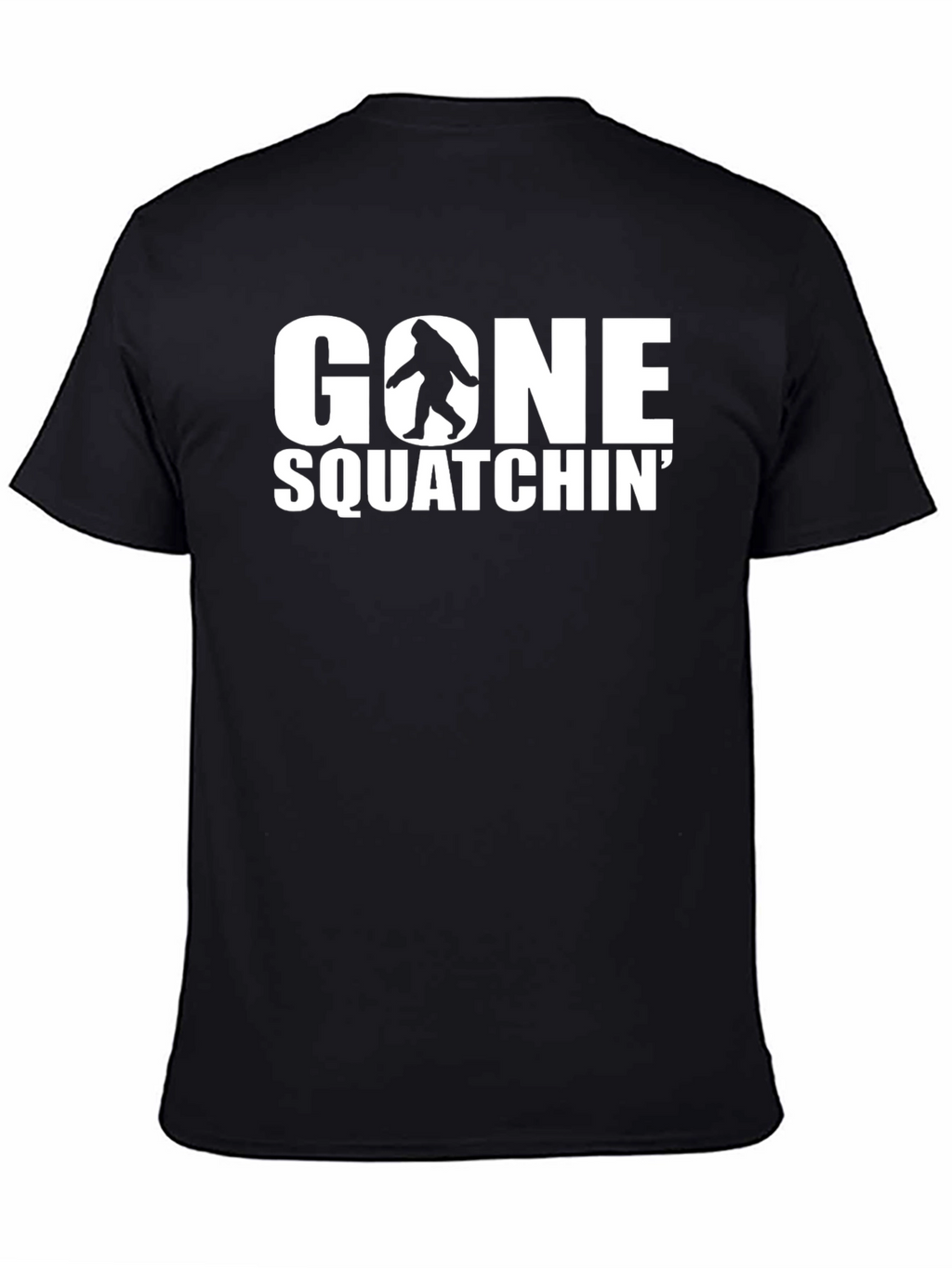 Gone Squatchin Bigfoot T-Shirt - Funny Outdoor Tee