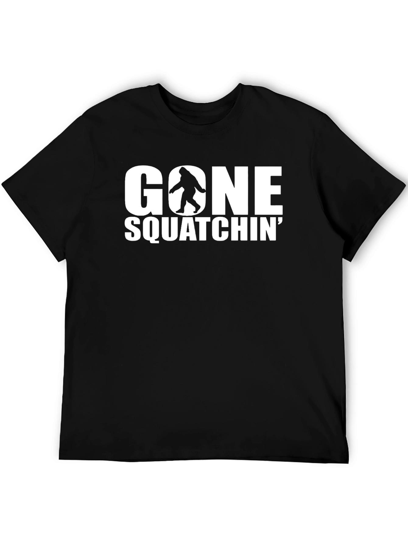 Gone Squatchin Bigfoot T-Shirt - Funny Outdoor Tee