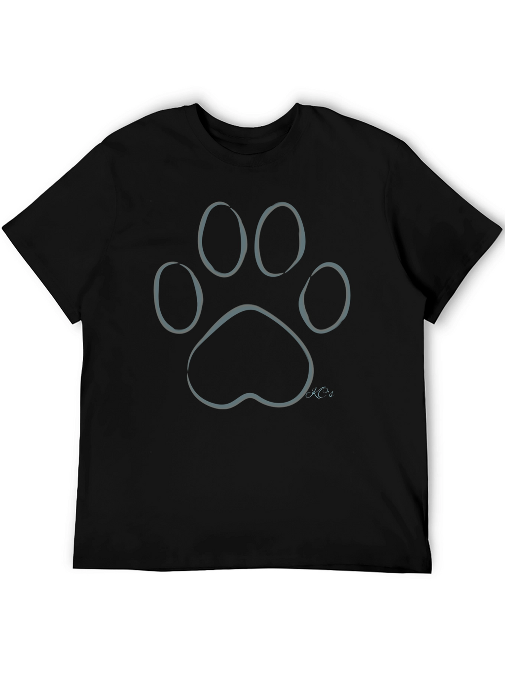 Paw Print Graphic T-Shirt - Stylish Casual Wear