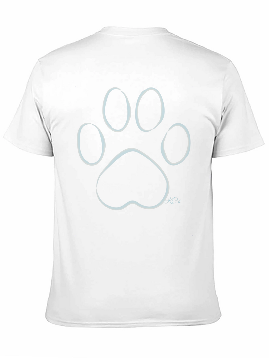 Paw Print Graphic T-Shirt - Stylish Casual Wear