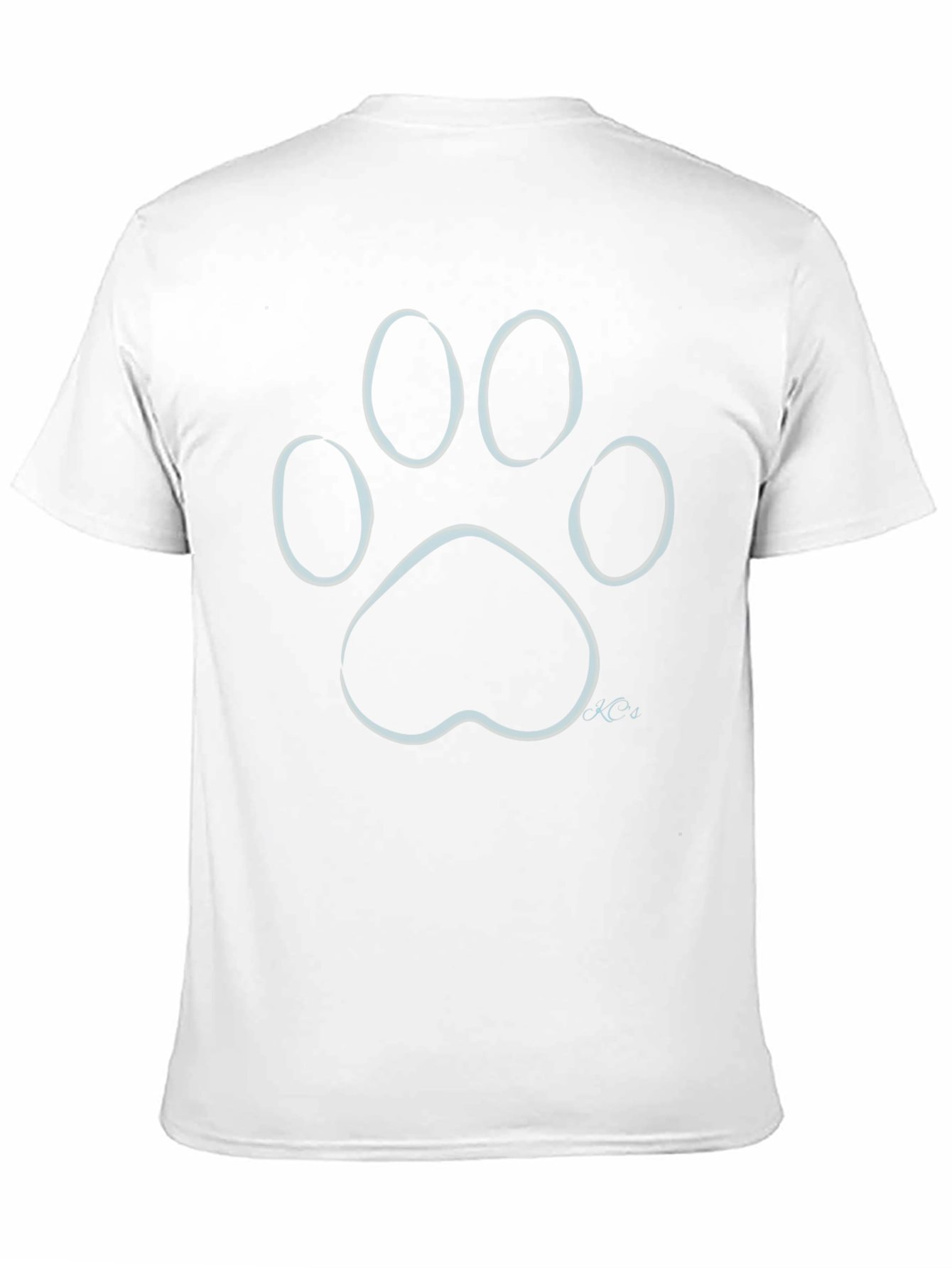 Paw Print Graphic T-Shirt - Stylish Casual Wear