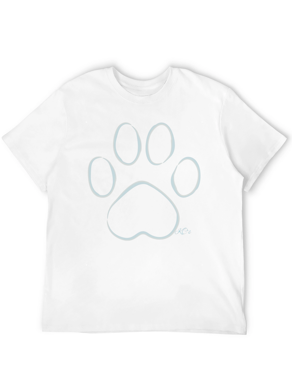 Paw Print Graphic T-Shirt - Stylish Casual Wear