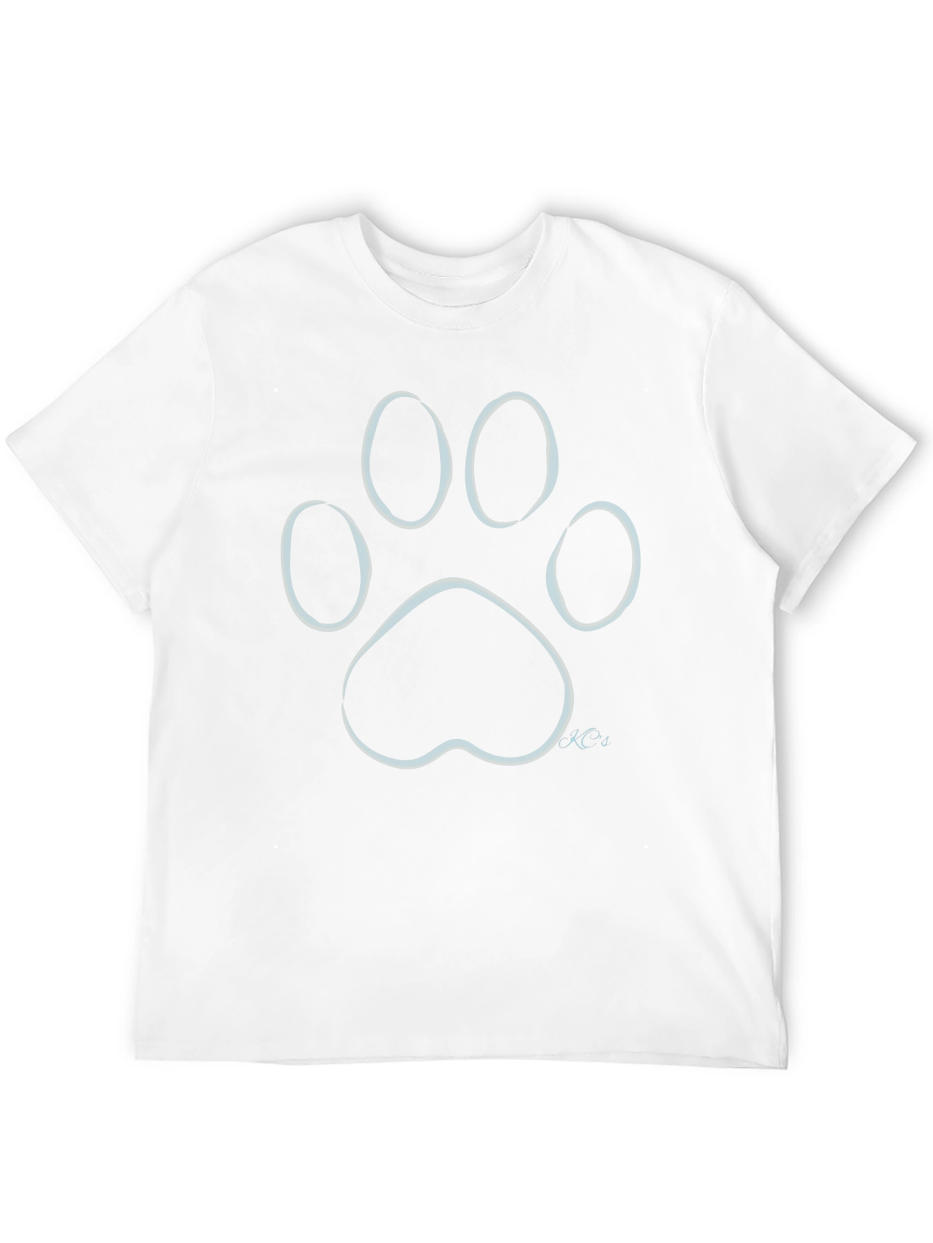 Paw Print Graphic T-Shirt - Stylish Casual Wear