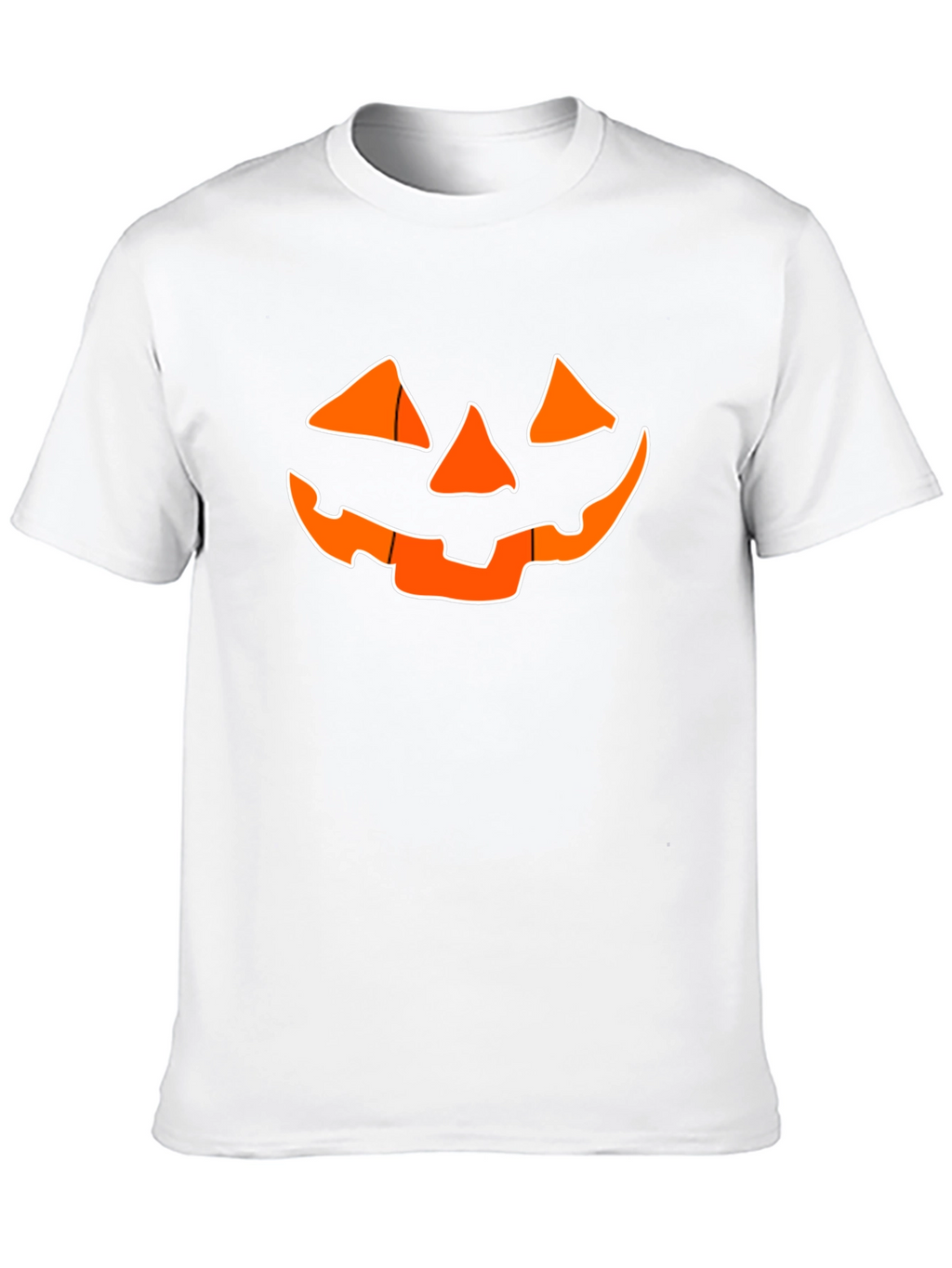 Halloween Jack-O-Lantern Graphic Tee - Black