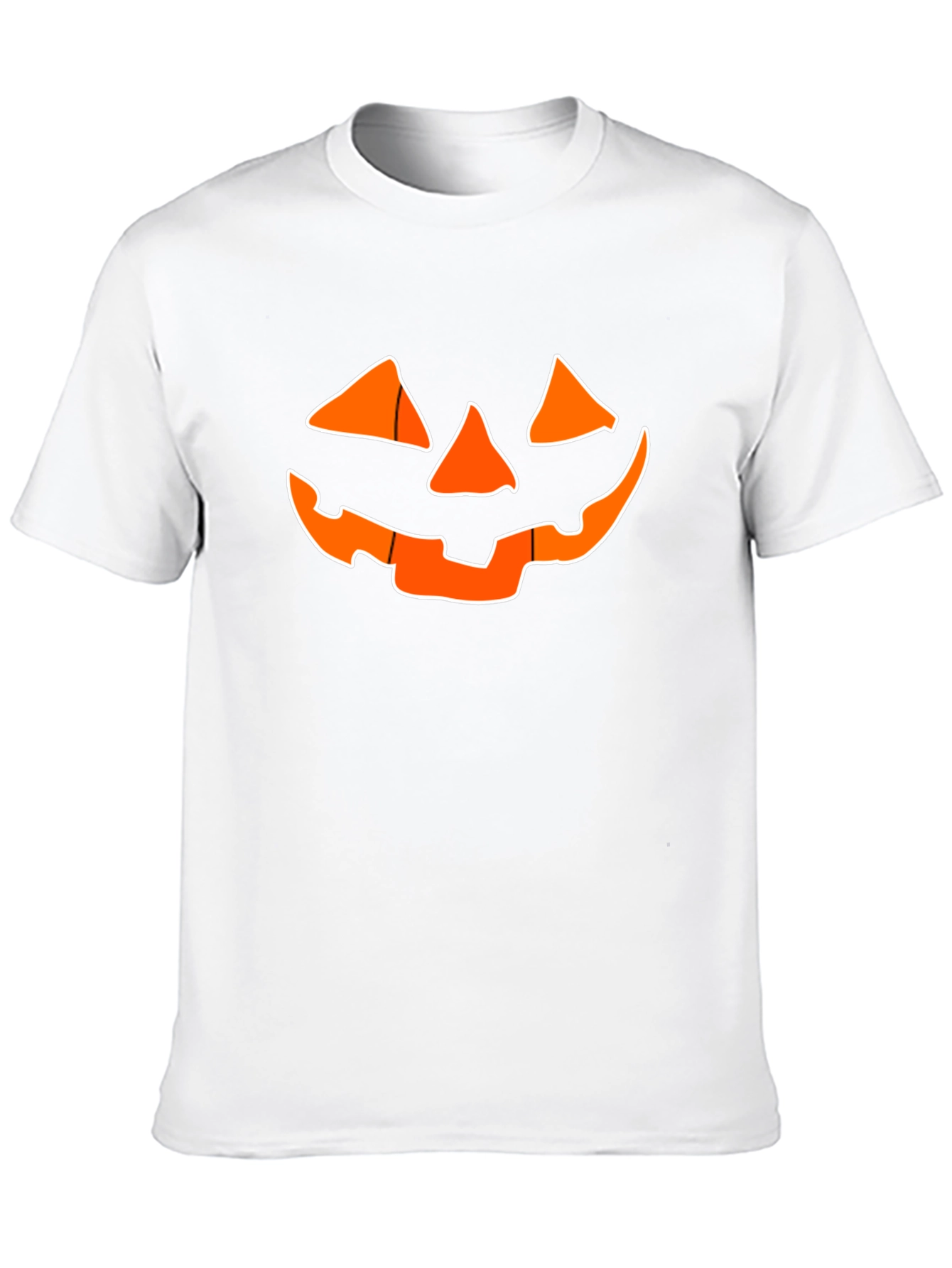 Halloween Jack-O-Lantern Graphic Tee - Black