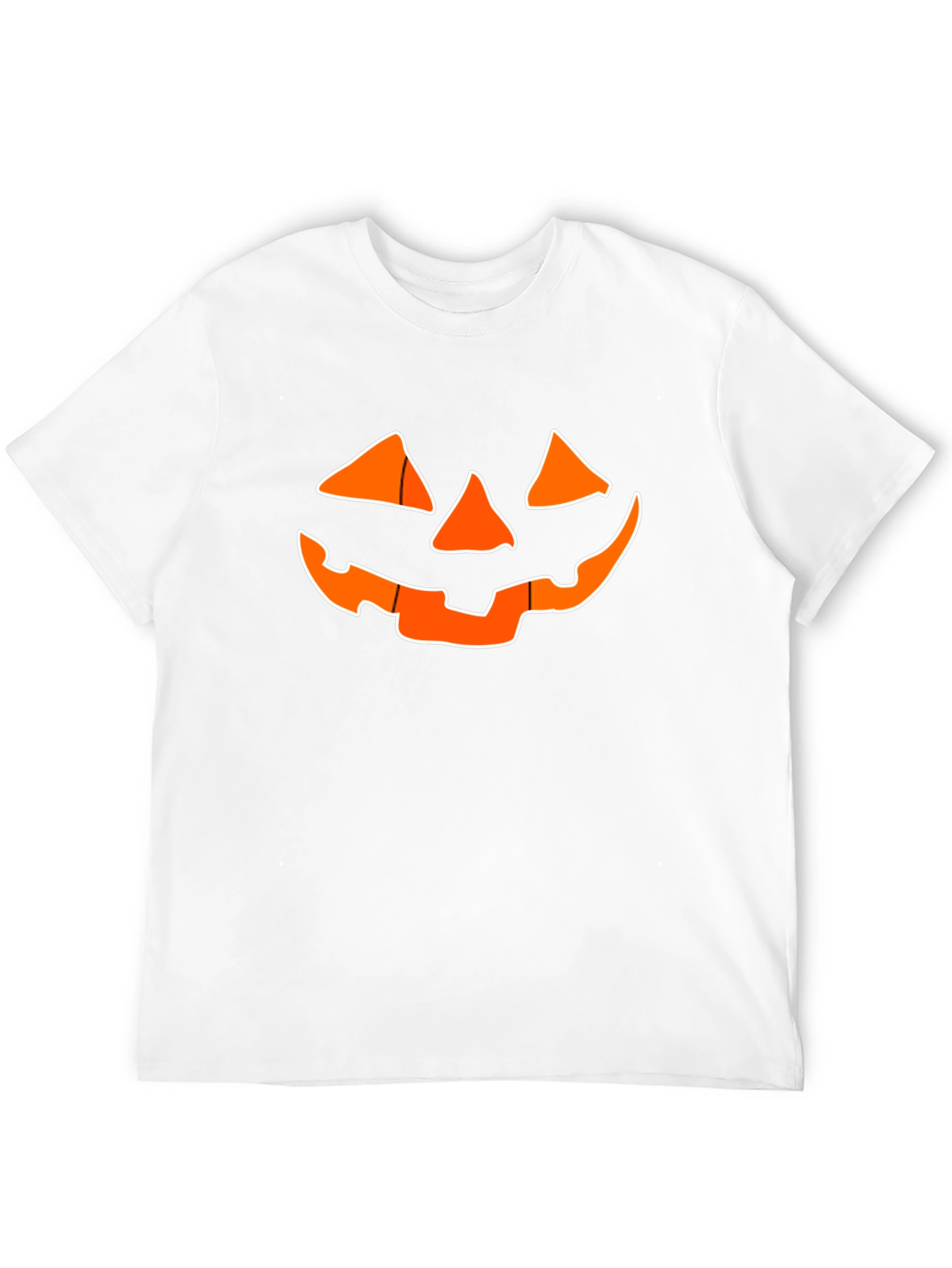 Halloween Jack-O-Lantern Graphic Tee - Black