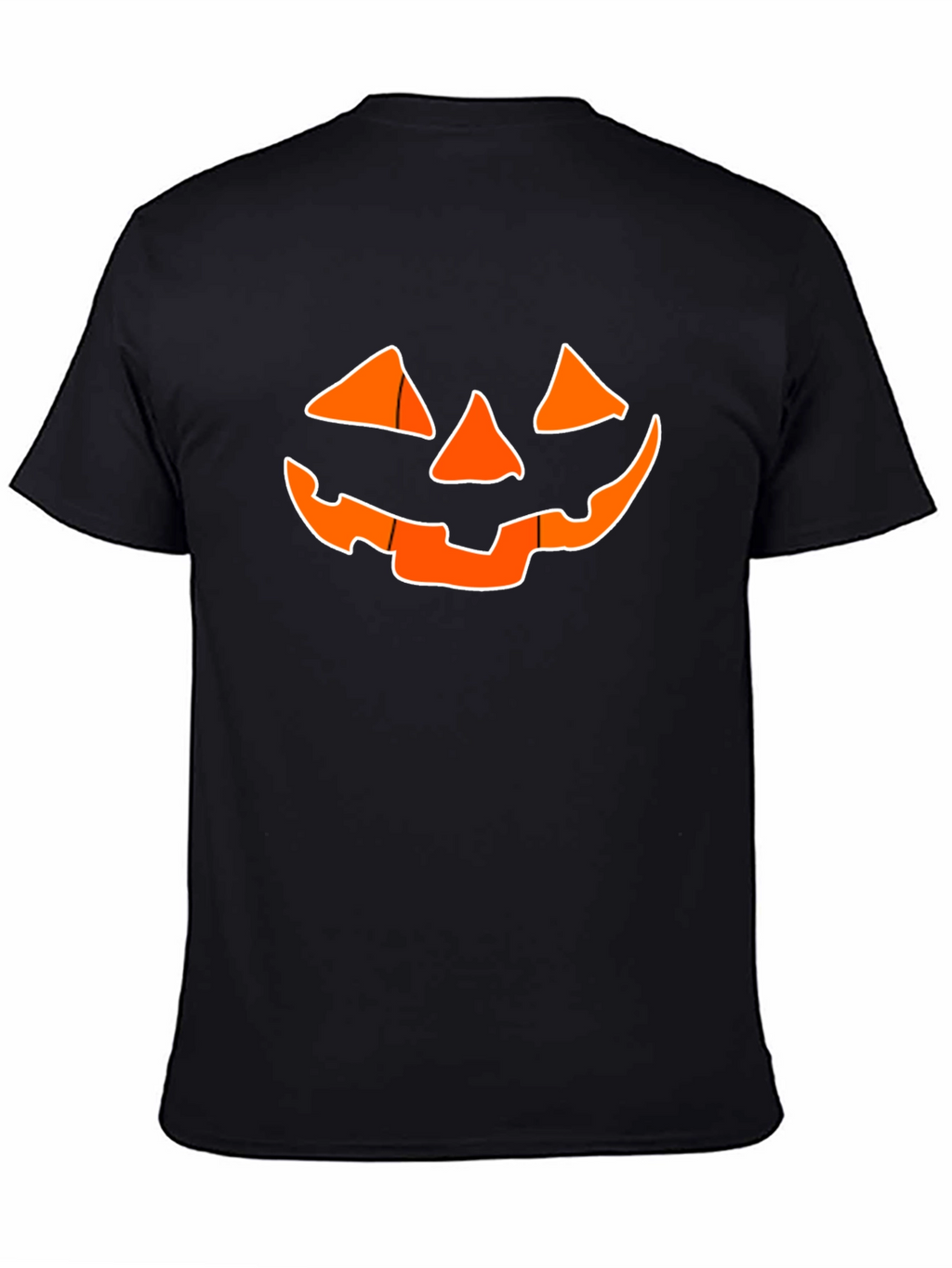 Halloween Jack-O-Lantern Graphic Tee - Black