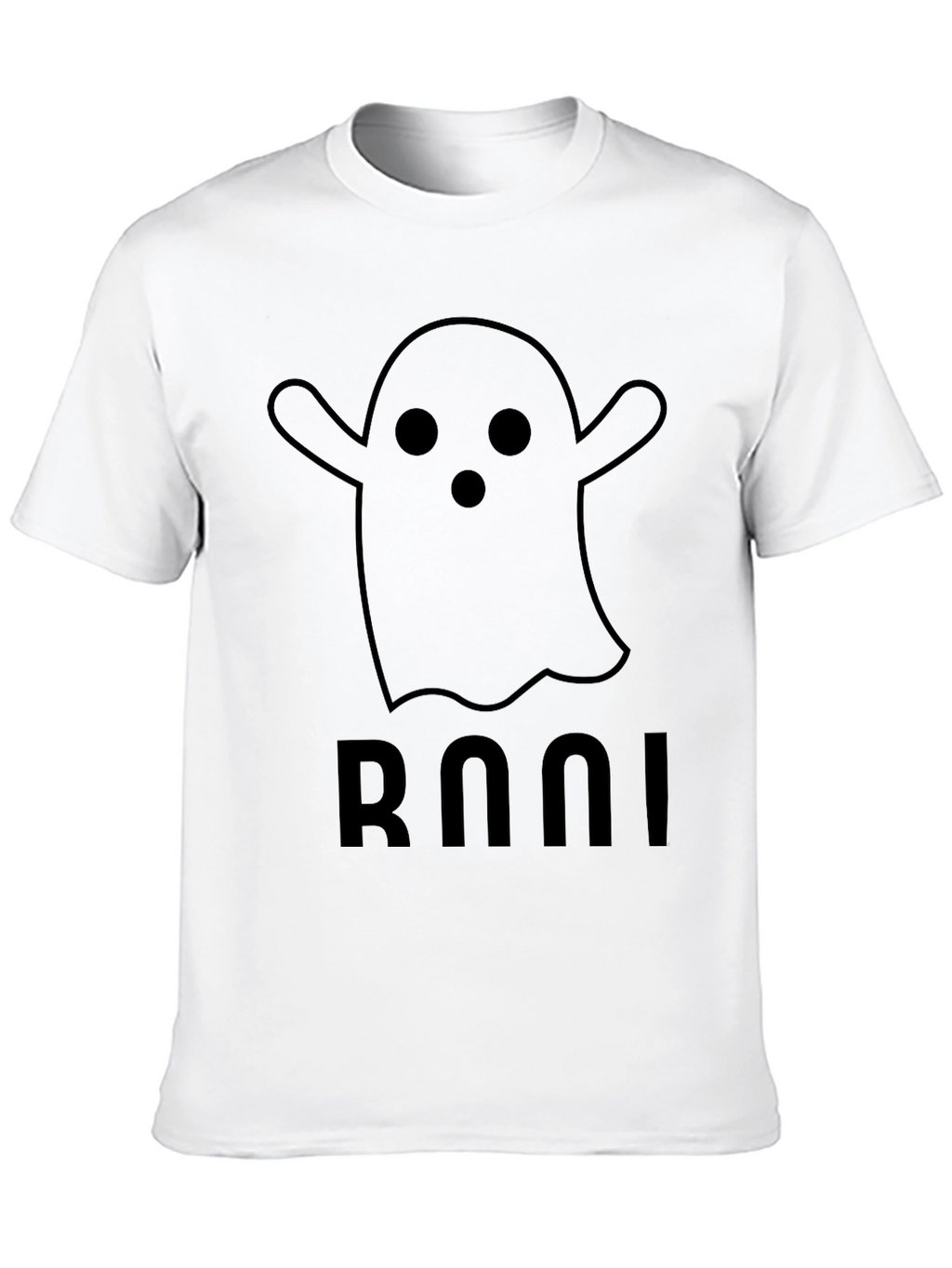 Boo! Ghost Graphic Tee - Spooky Season Shirt