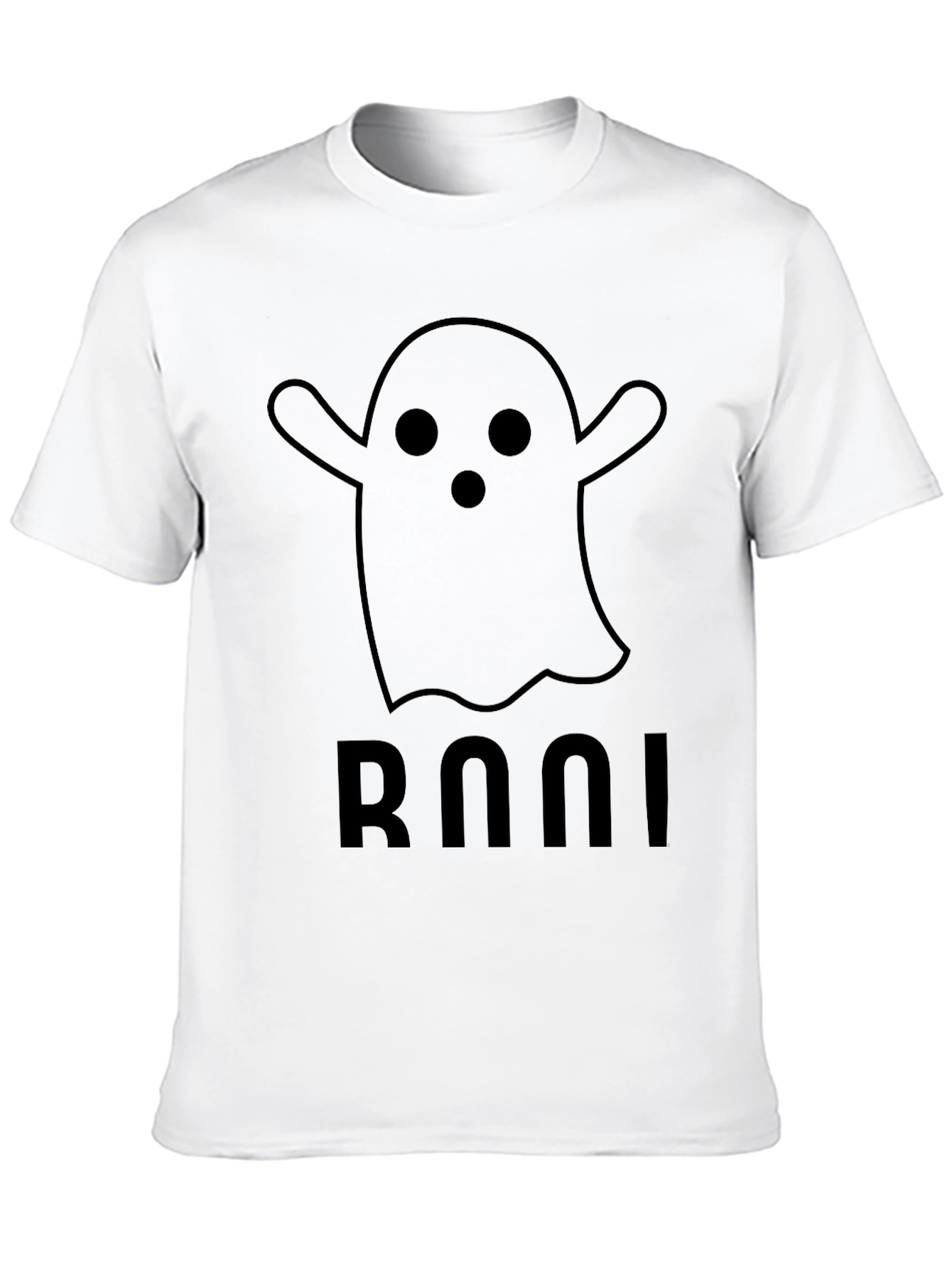 Boo! Ghost Graphic Tee - Spooky Season Shirt