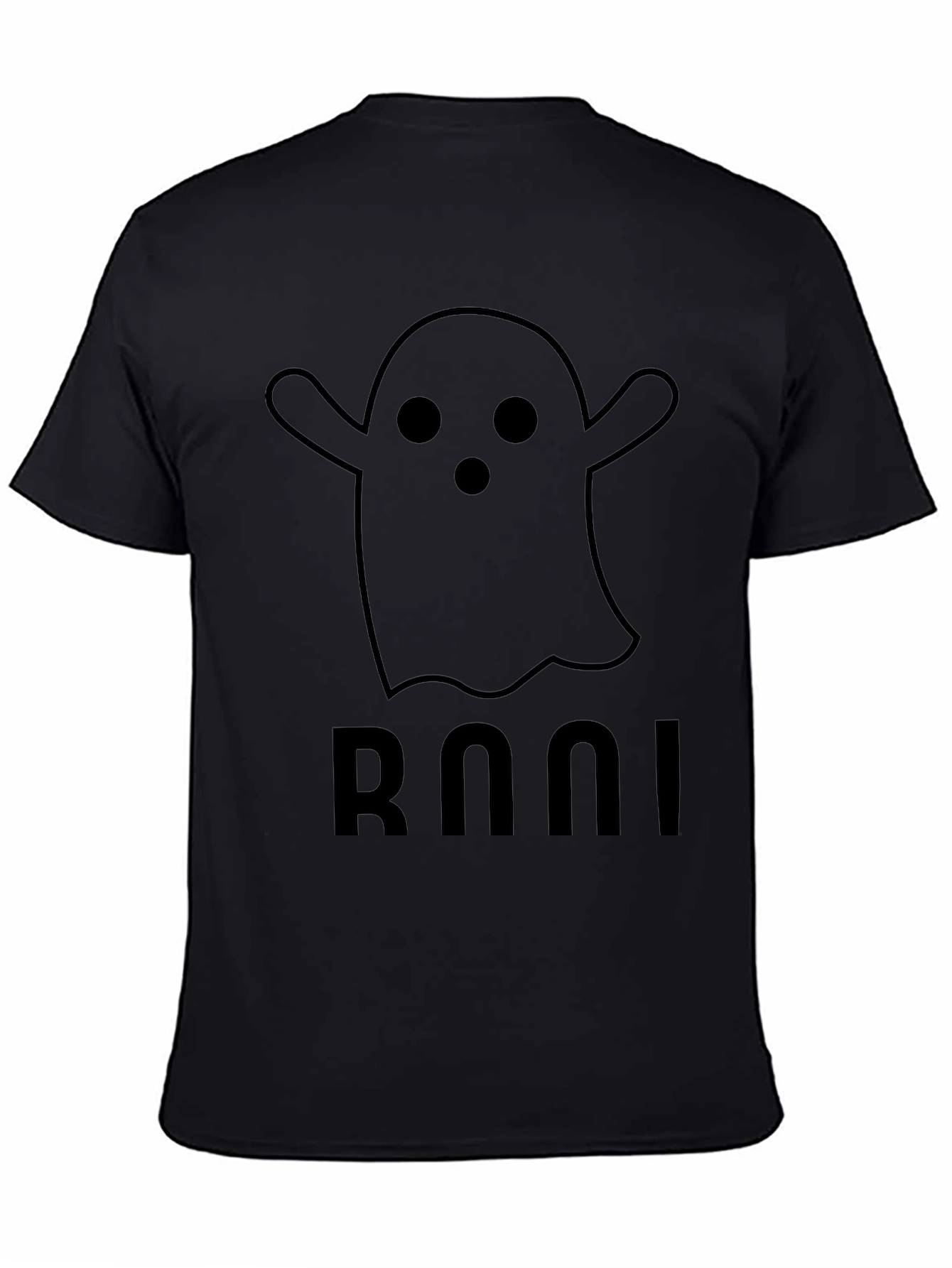 Boo! Ghost Graphic Tee - Spooky Season Shirt