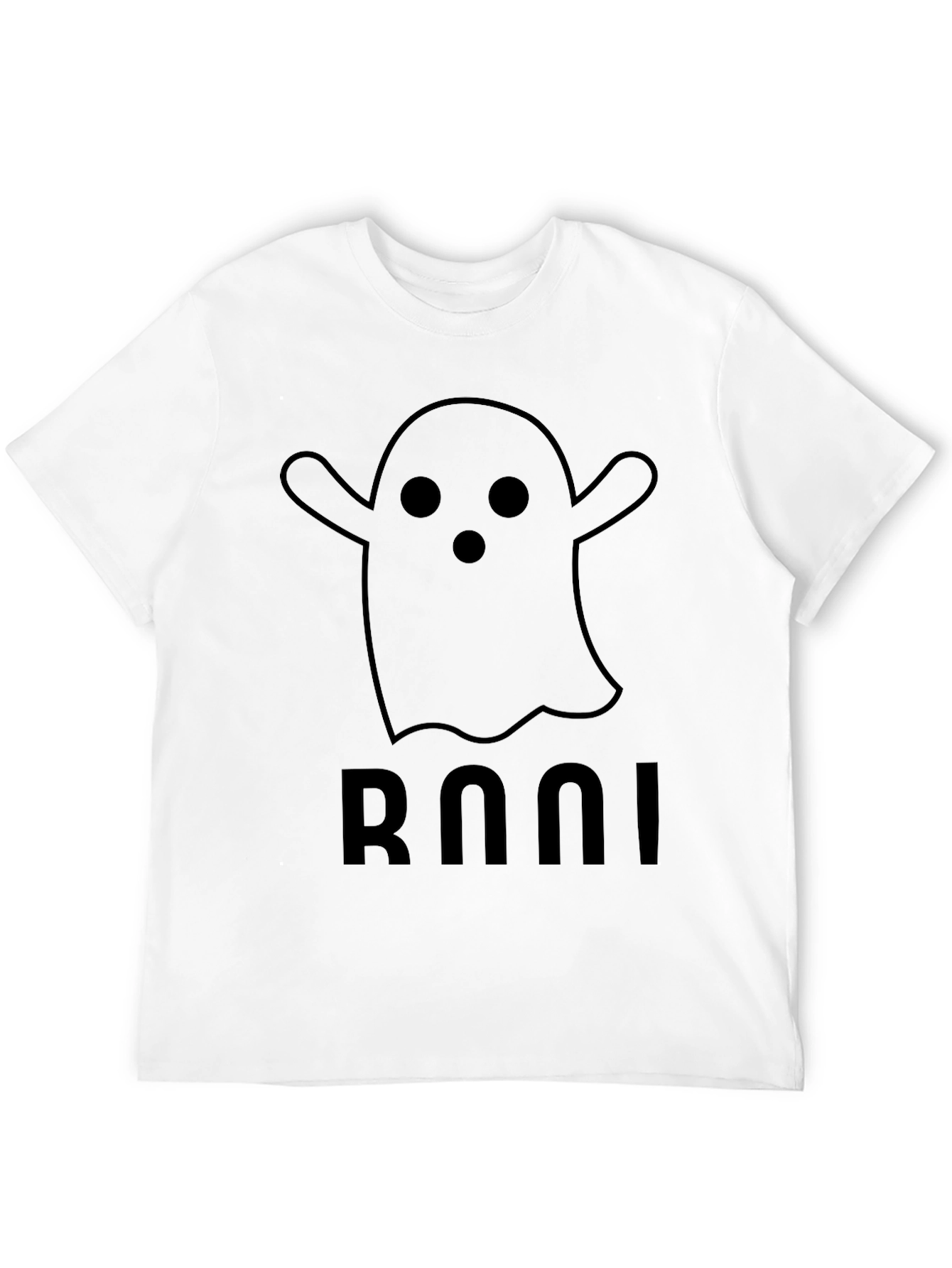 Boo! Ghost Graphic Tee - Spooky Season Shirt