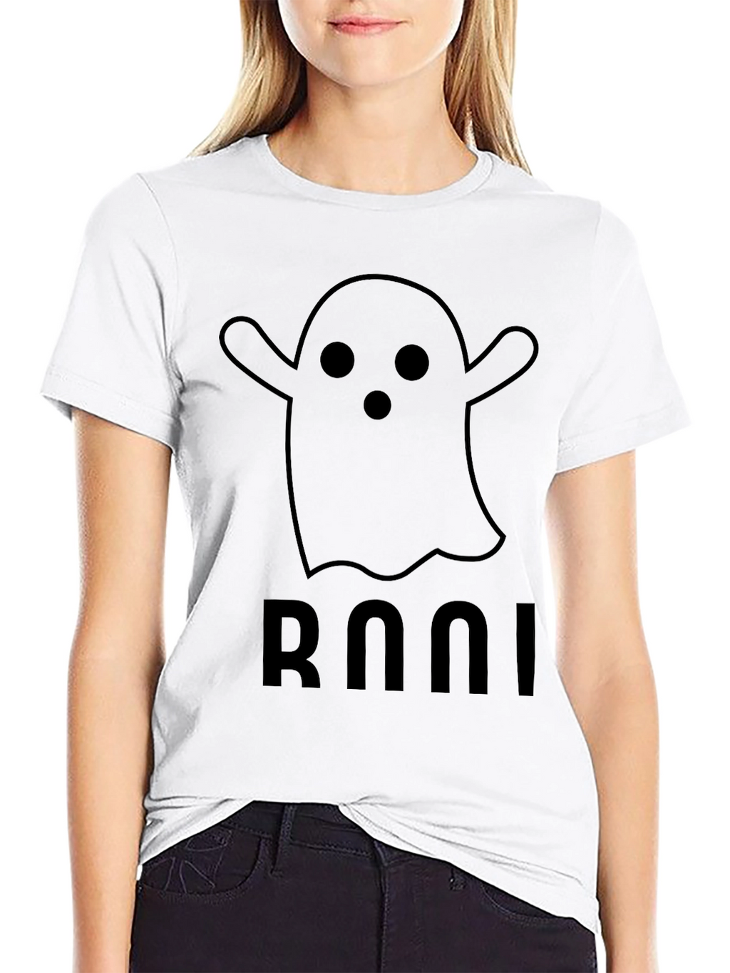 Boo! Ghost Graphic Tee - Spooky Season Shirt