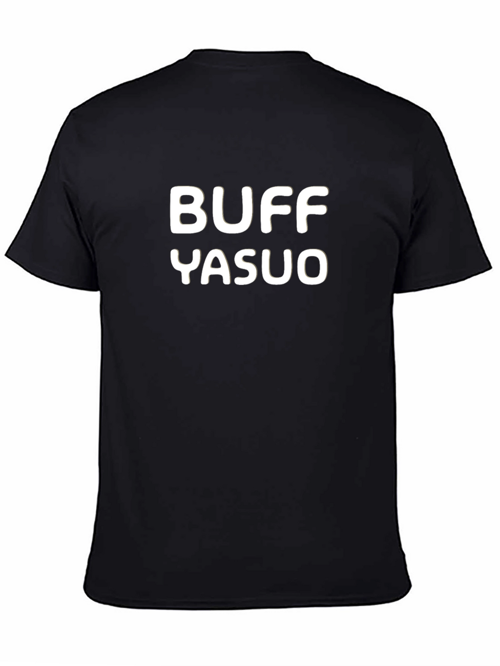 Buff Yasuo Black Graphic Tee