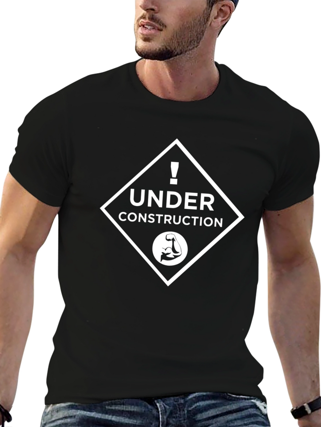 Under Construction Graphic Tee