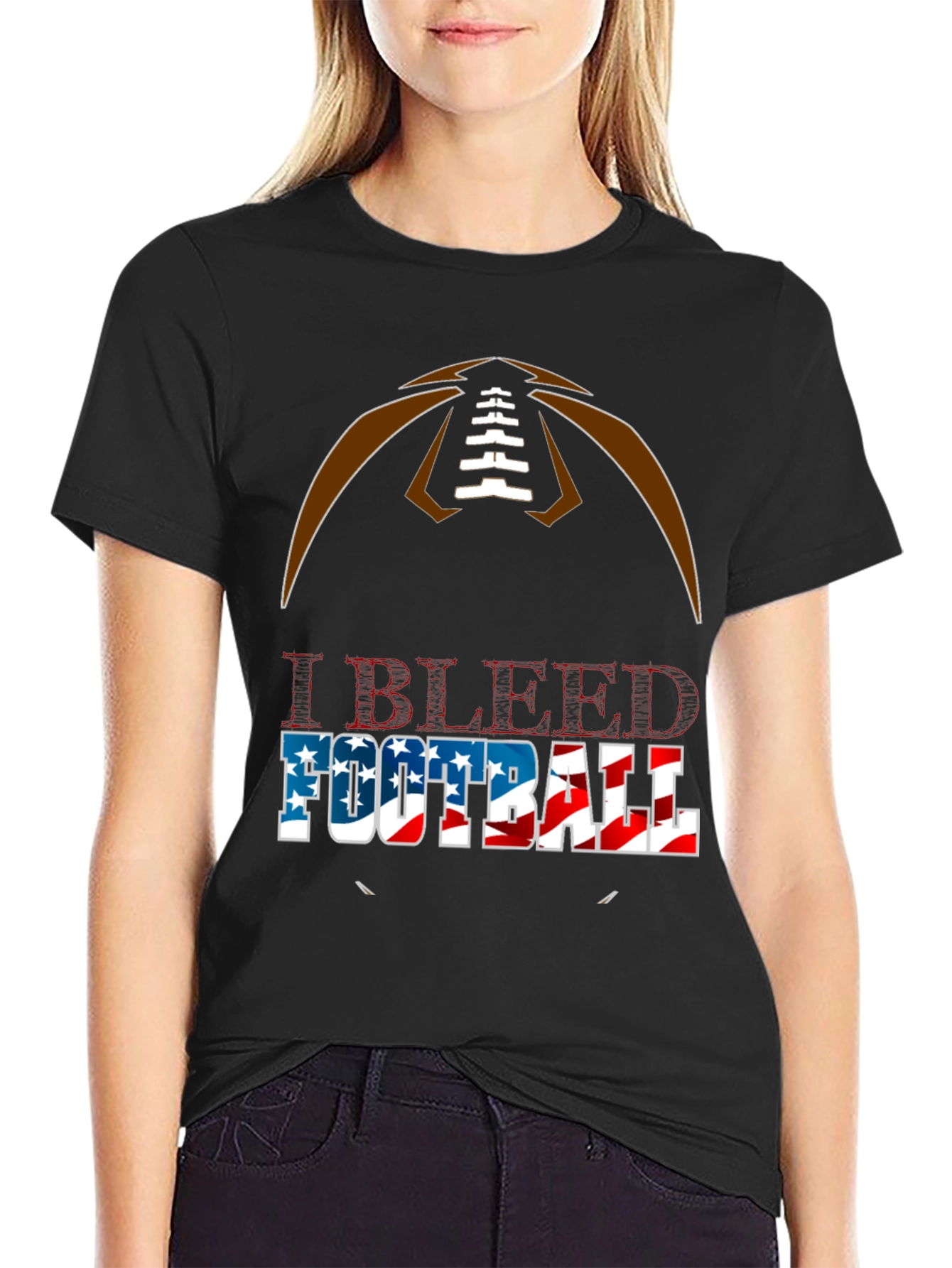 I Bleed Football T-Shirt