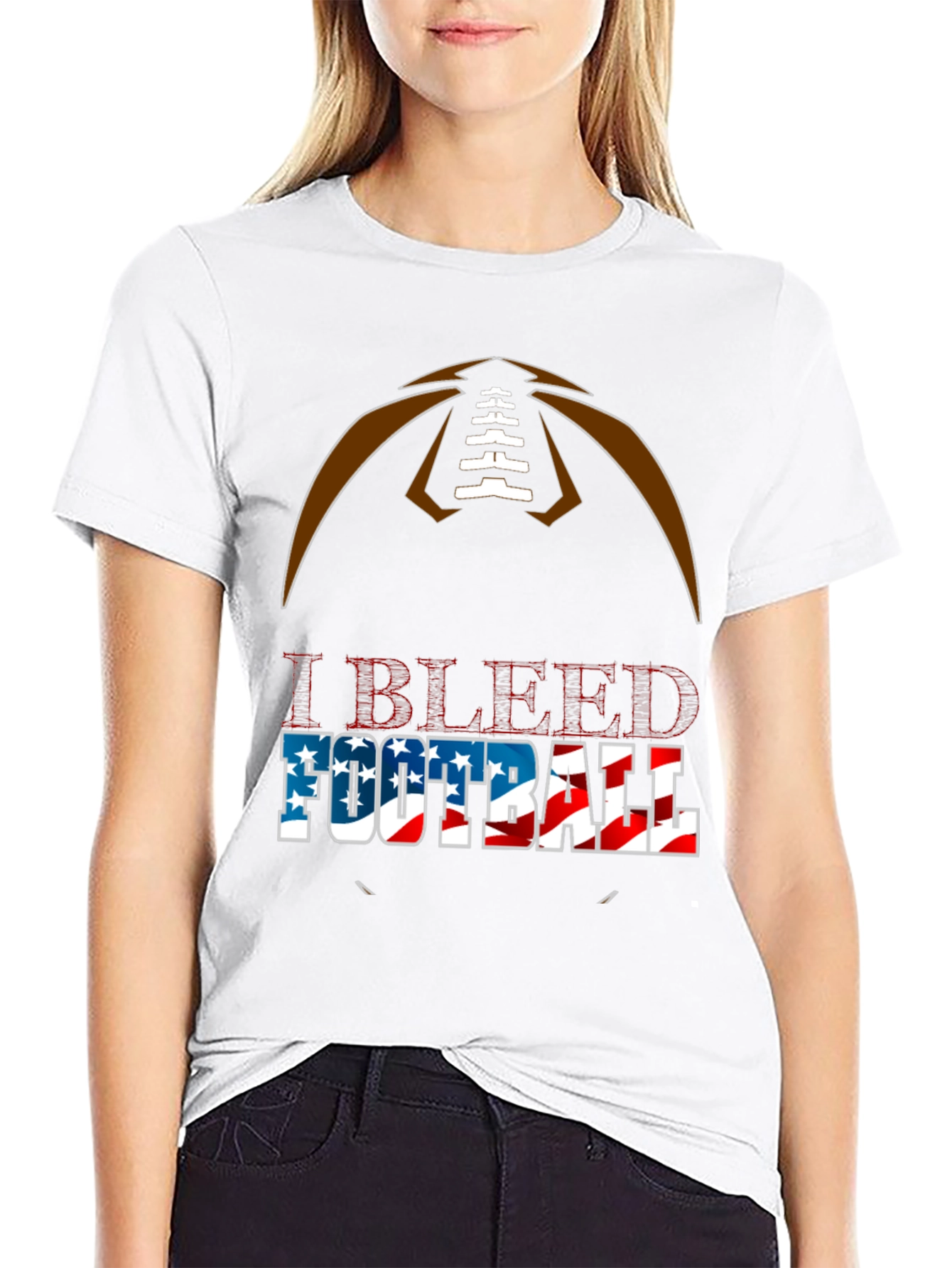 I Bleed Football T-Shirt