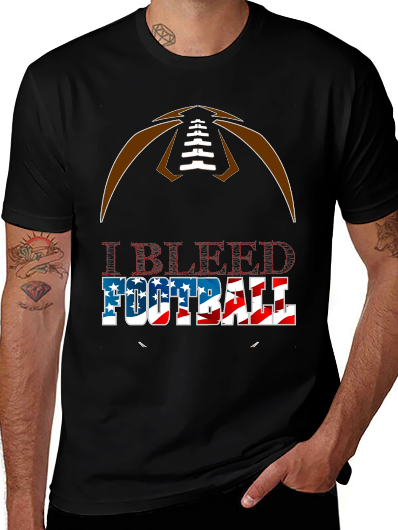 I Bleed Football T-Shirt